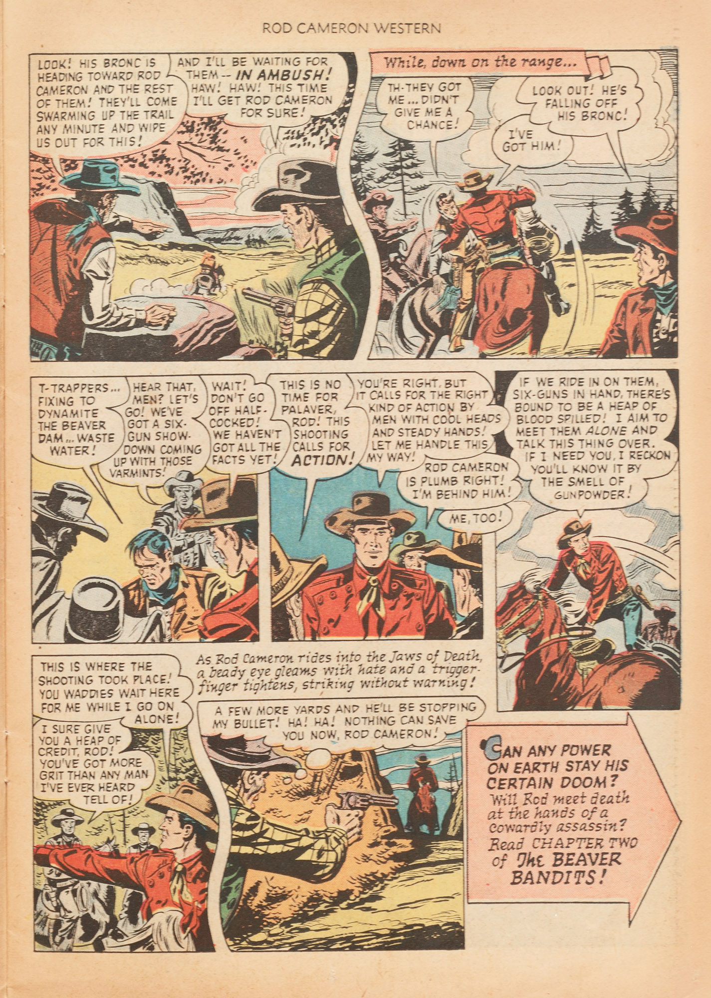 Read online Rod Cameron Western comic -  Issue #4 - 11