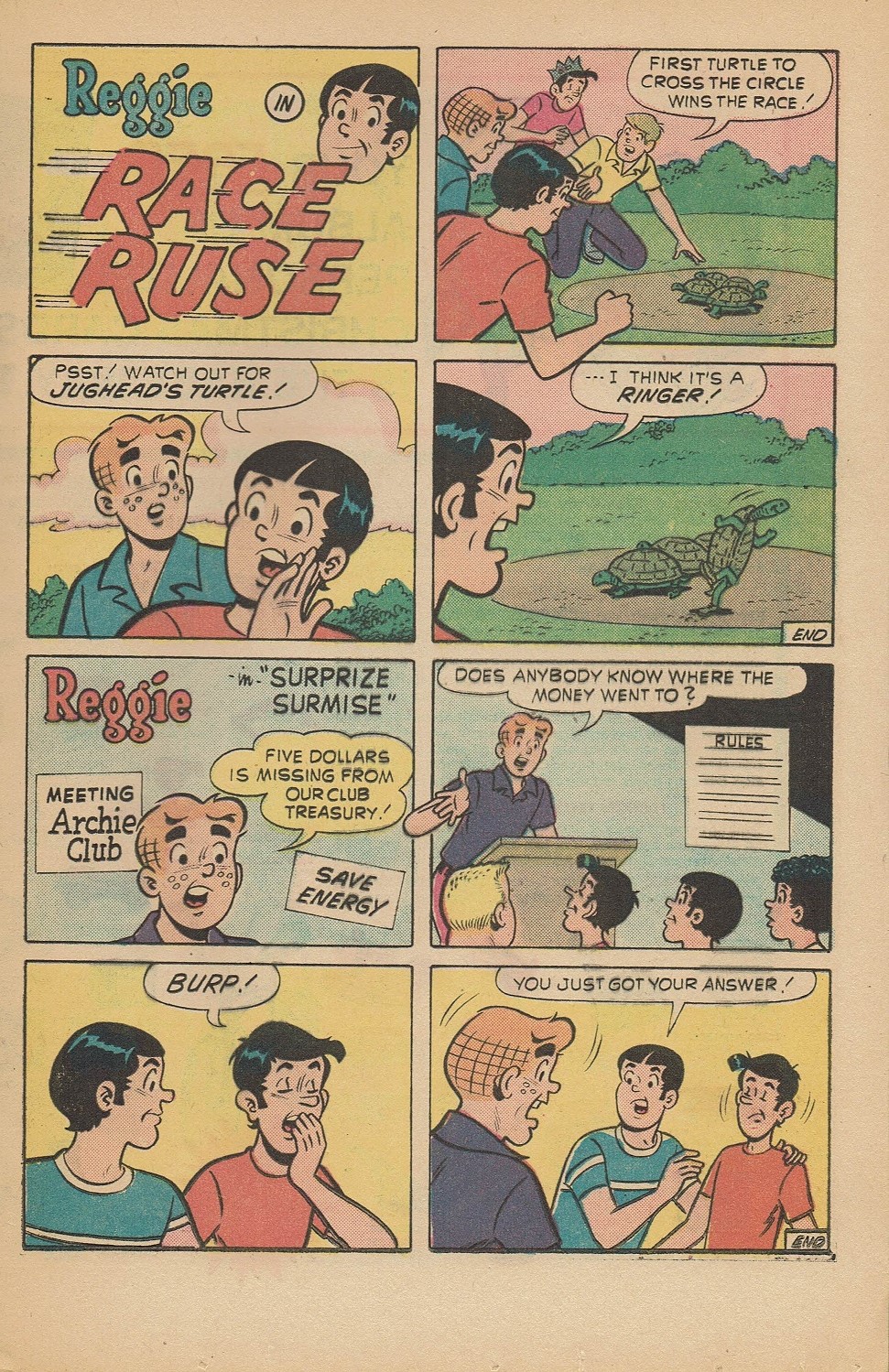 Read online Reggie's Wise Guy Jokes comic -  Issue #34 - 17