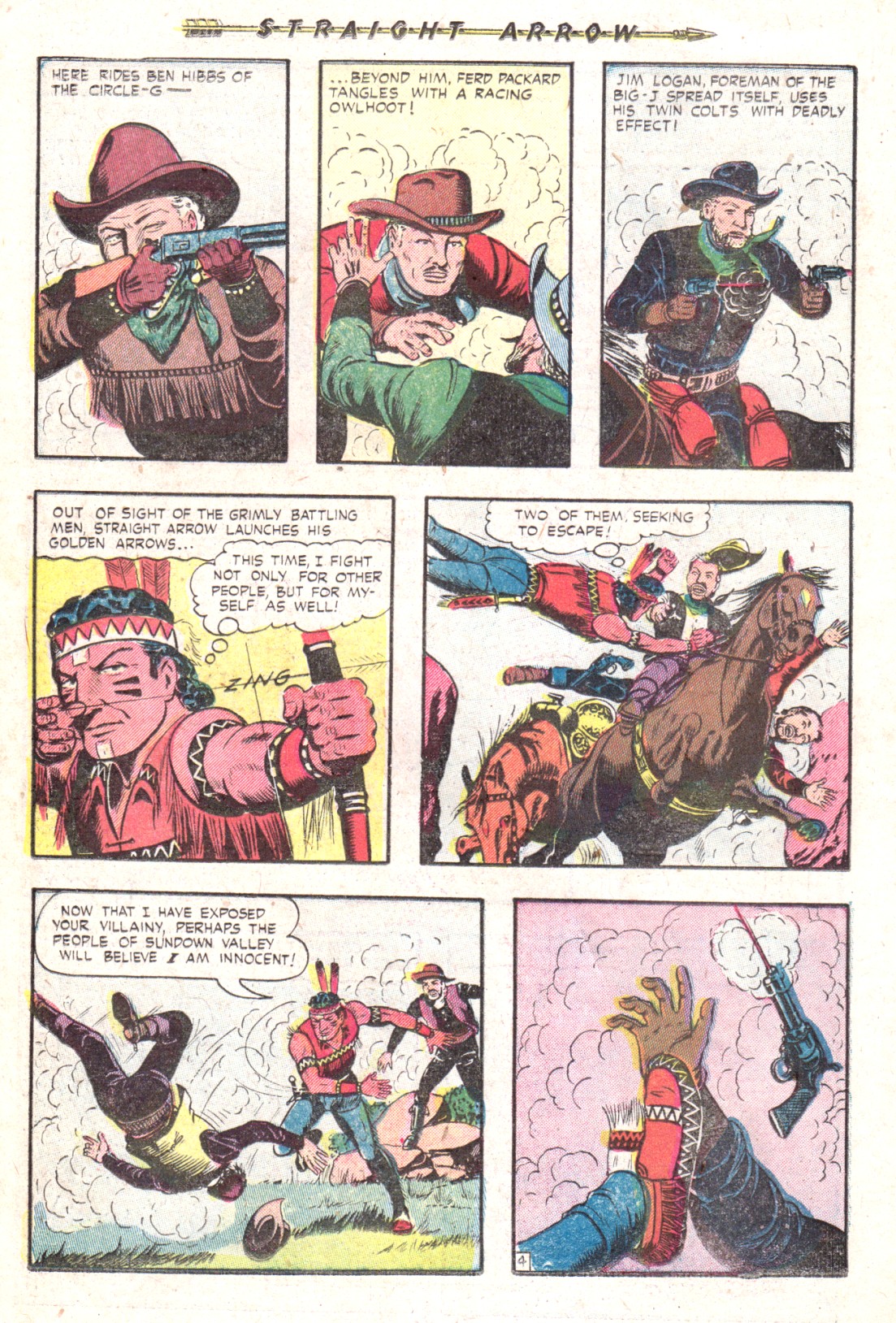 Read online Straight Arrow comic -  Issue #27 - 6