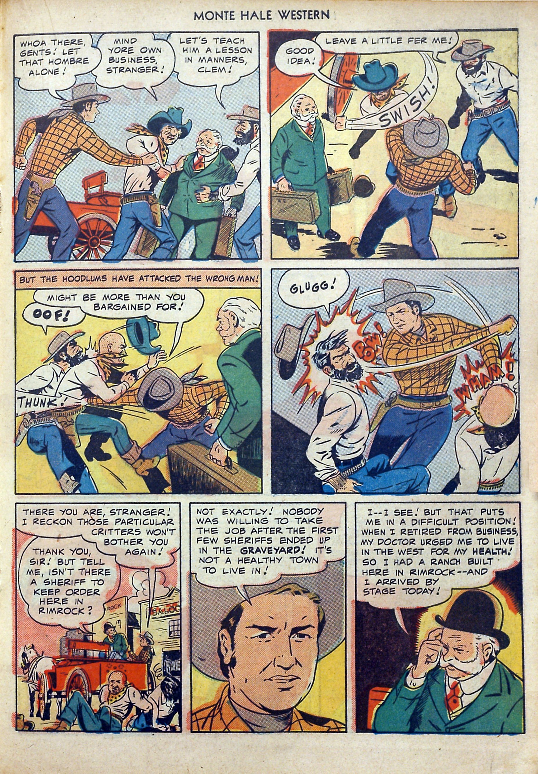 Read online Monte Hale Western comic -  Issue #40 - 27
