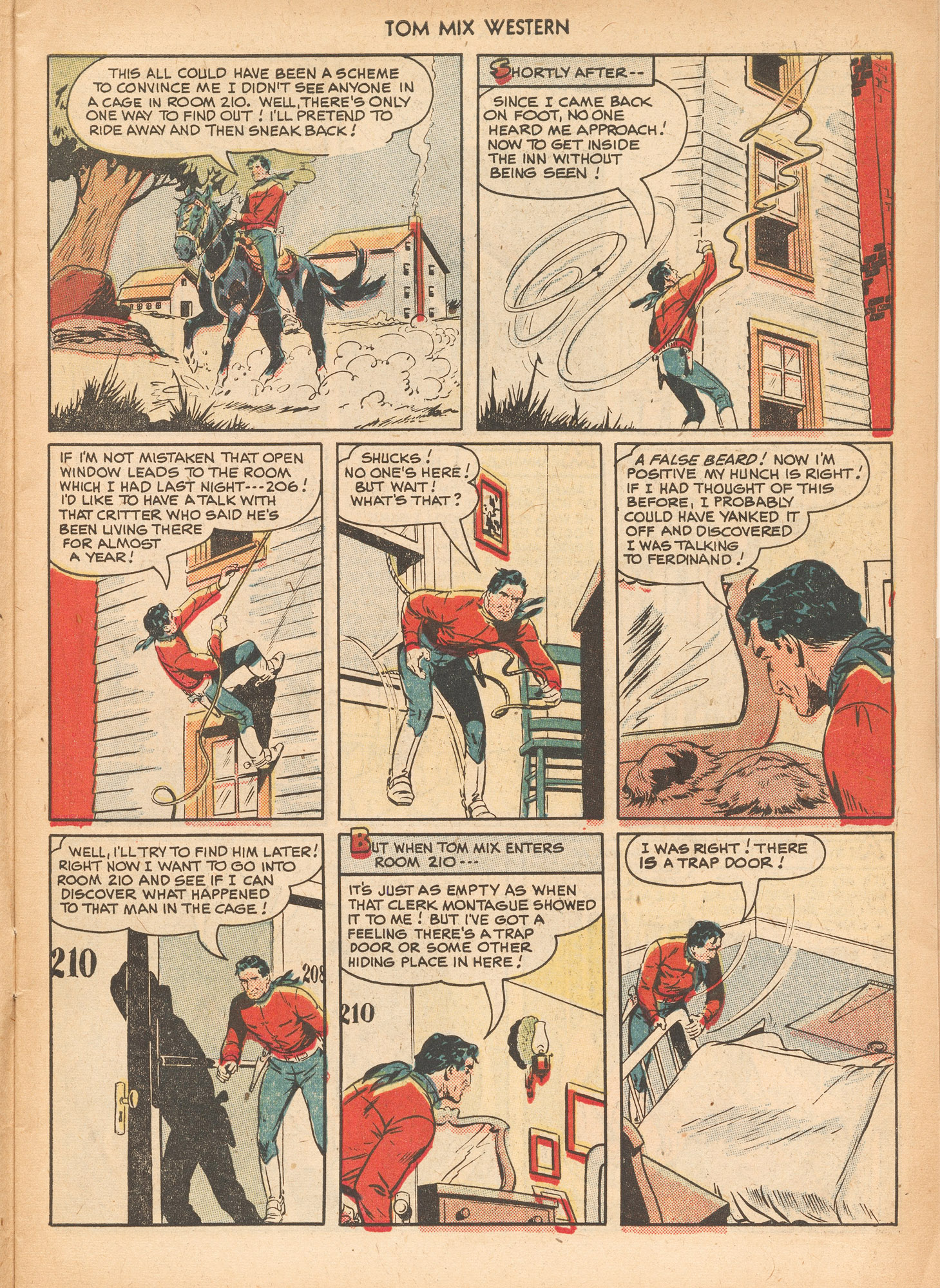 Read online Tom Mix Western (1948) comic -  Issue #26 - 7