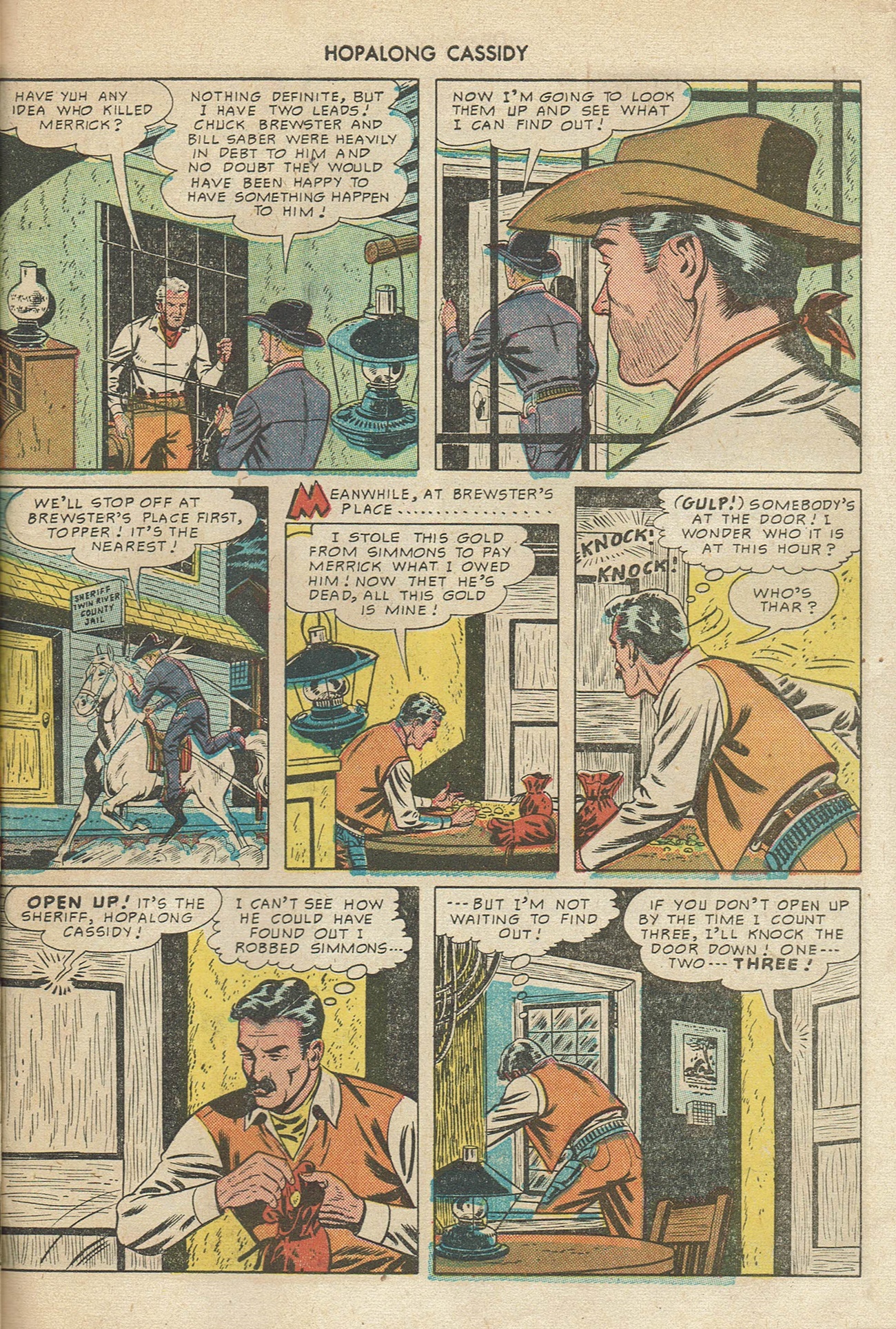 Read online Hopalong Cassidy comic -  Issue #45 - 47