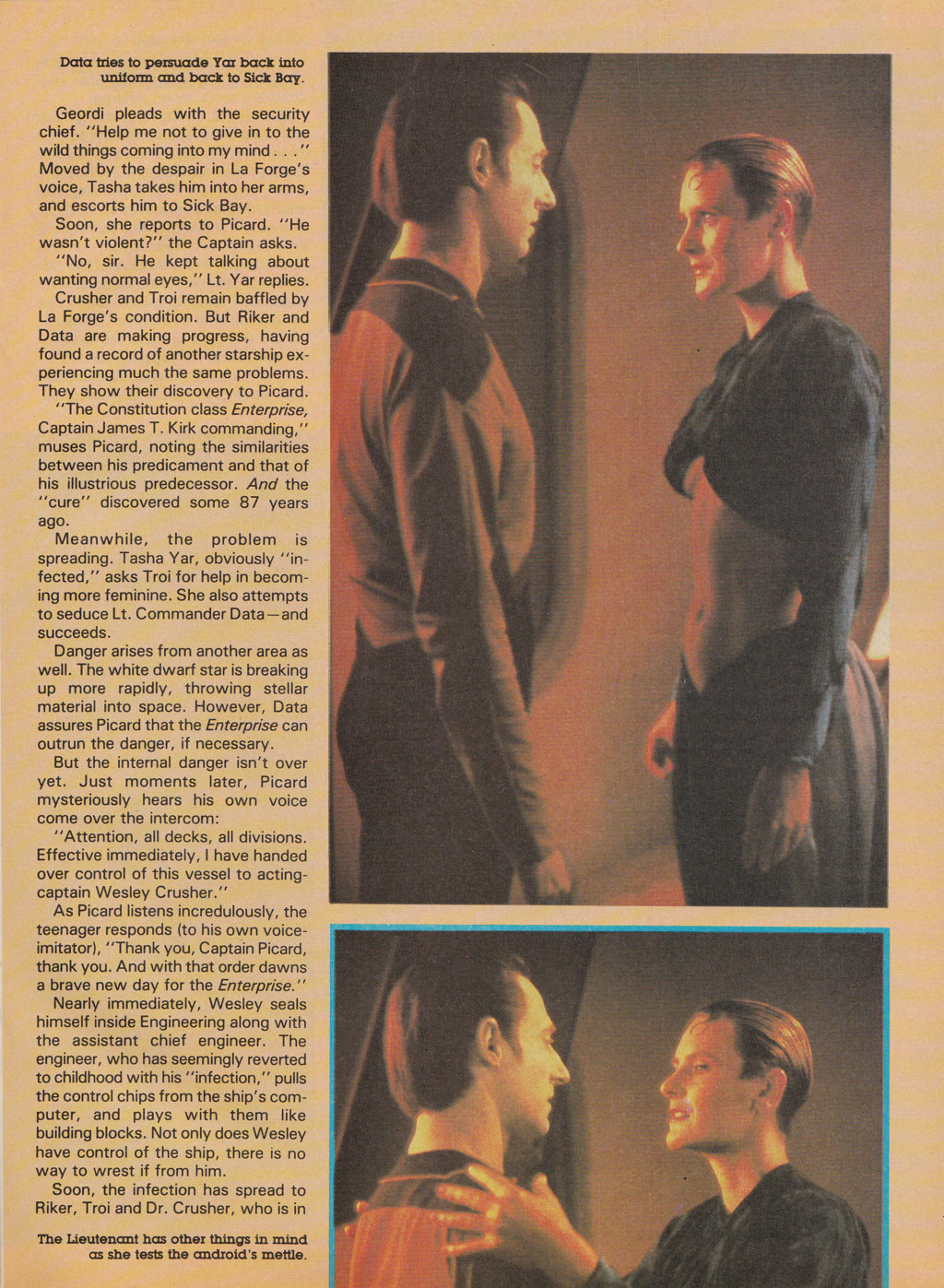 Read online Star Trek The Next Generation (1990) comic -  Issue #14 - 19