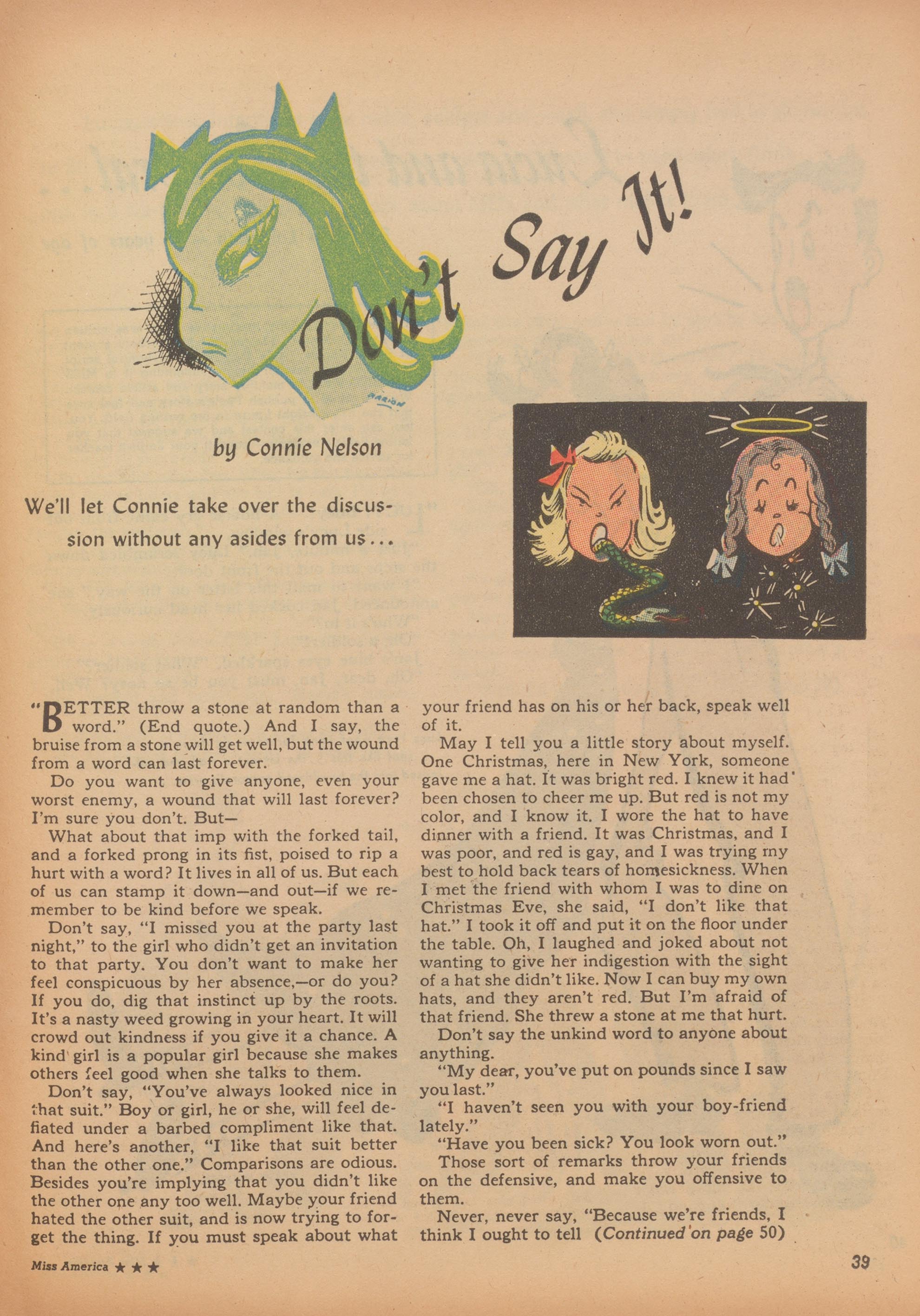 Read online Miss America Magazine comic -  Issue #9 - 35