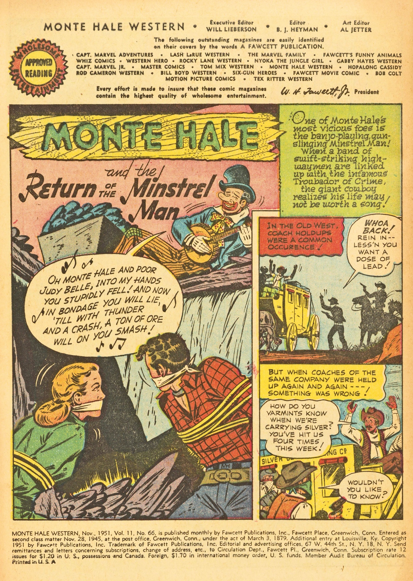 Read online Monte Hale Western comic -  Issue #66 - 4
