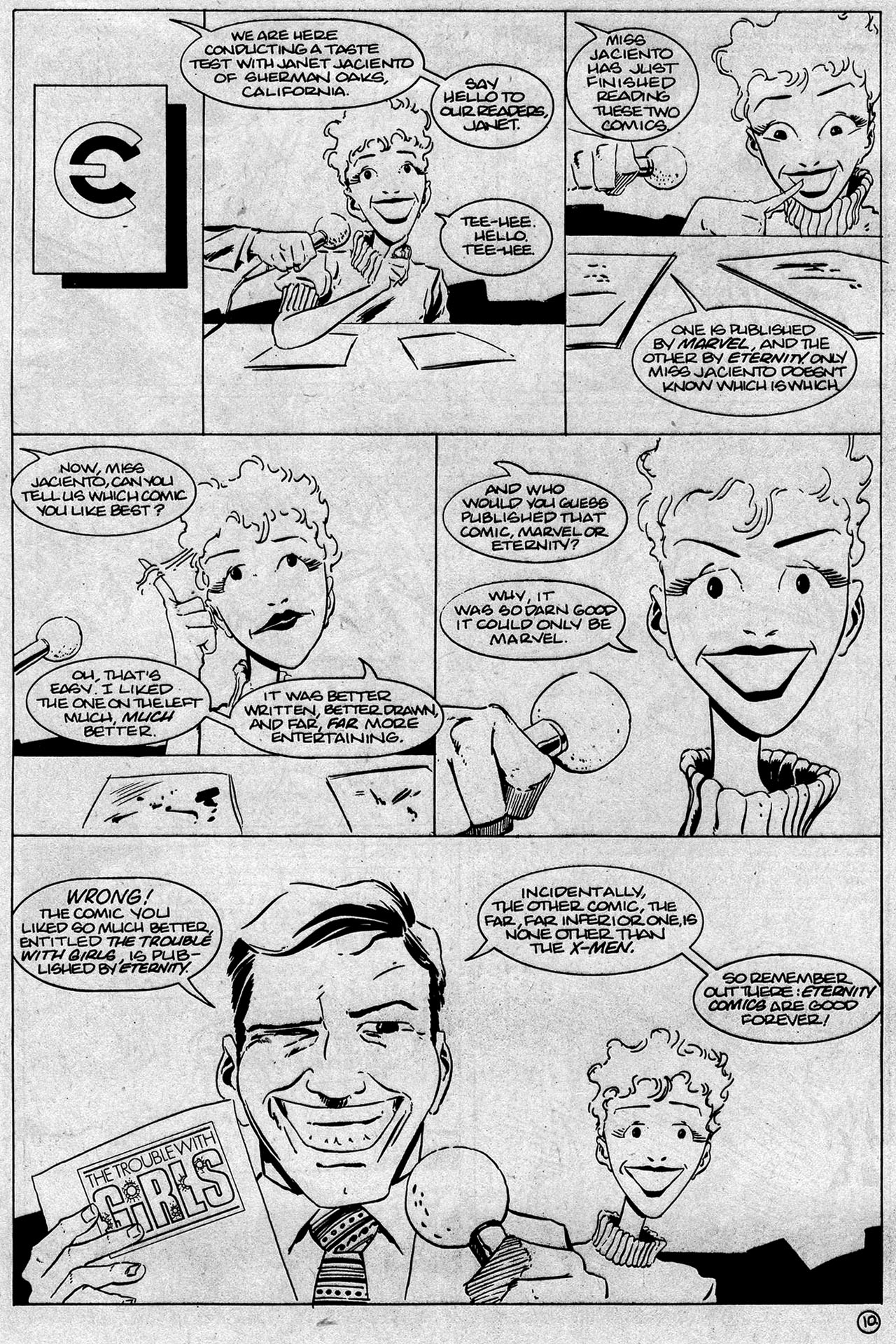 Read online The Trouble with Girls comic -  Issue #11 - 12