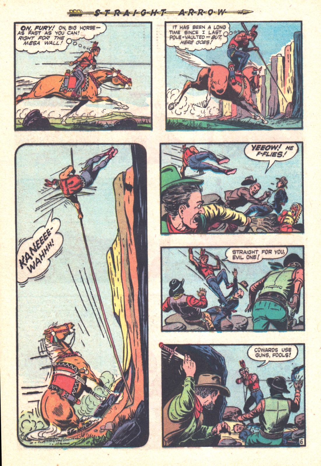 Read online Straight Arrow comic -  Issue #5 - 32