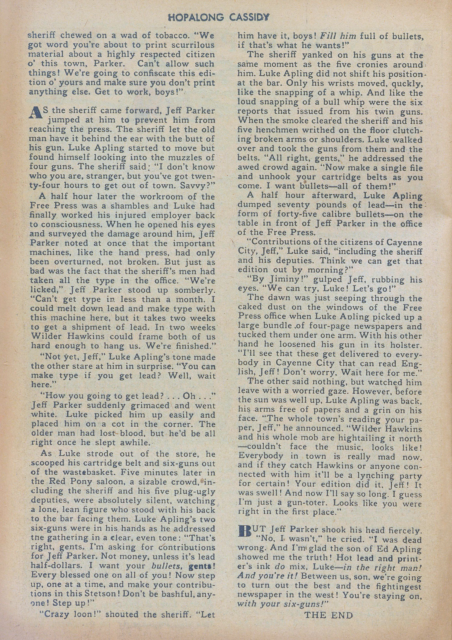 Read online Hopalong Cassidy comic -  Issue #15 - 40