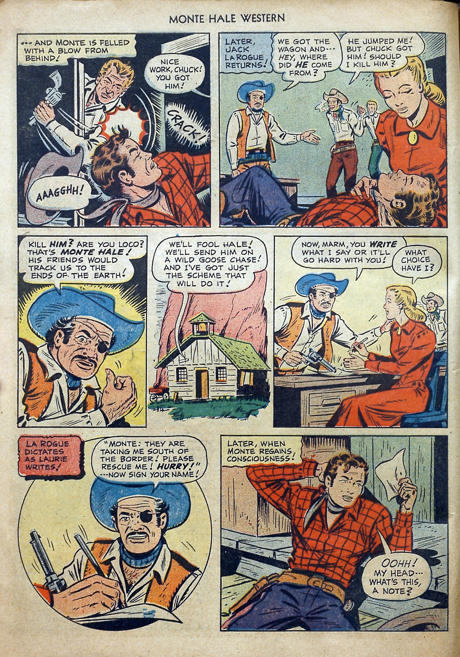 Read online Monte Hale Western comic -  Issue #46 - 10
