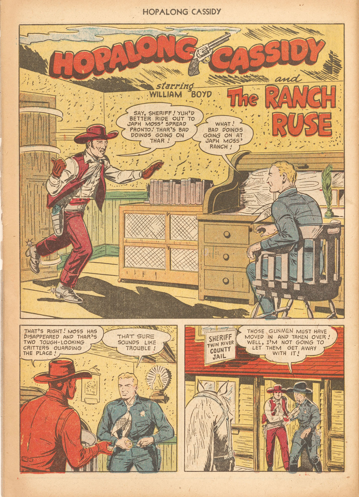 Read online Hopalong Cassidy comic -  Issue #56 - 42
