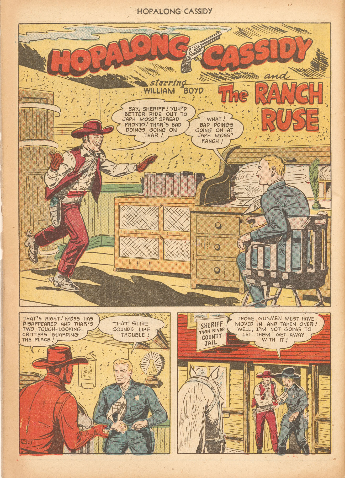 Read online Hopalong Cassidy comic -  Issue #56 - 42