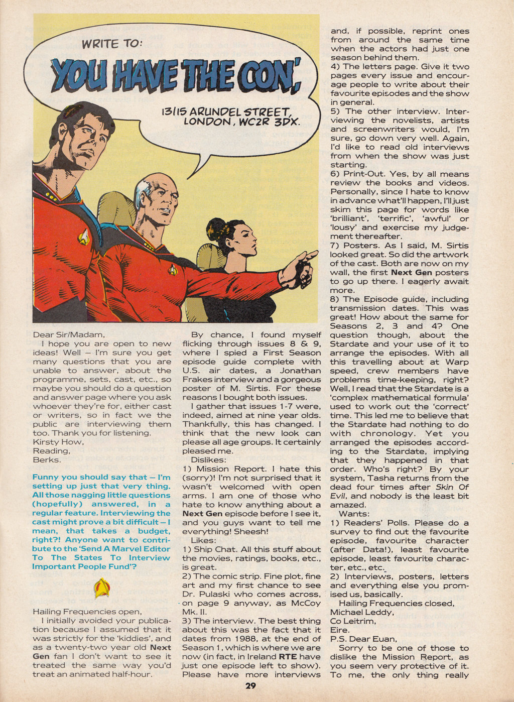 Read online Star Trek The Next Generation (1990) comic -  Issue #12 - 29