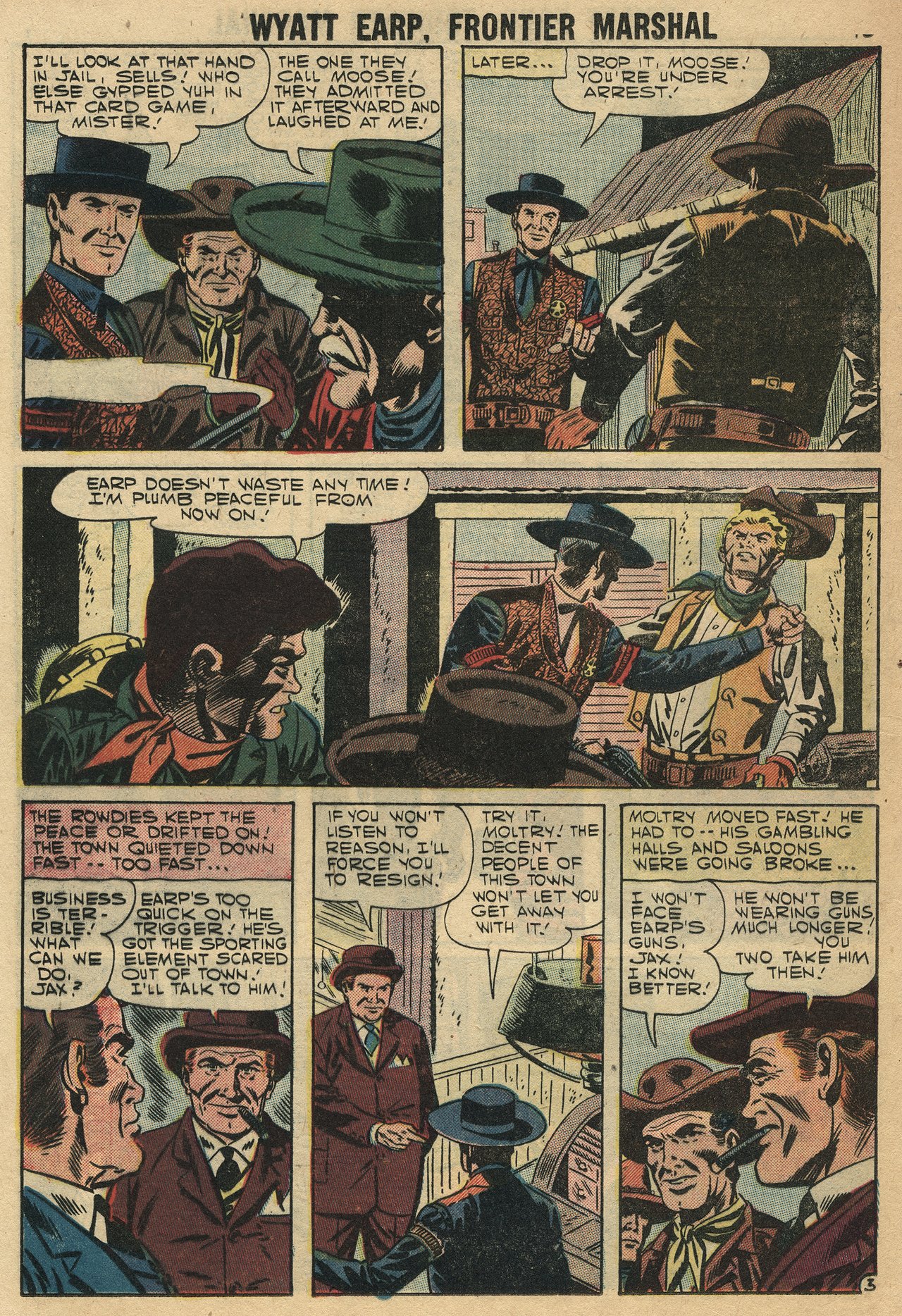 Read online Wyatt Earp Frontier Marshal comic -  Issue #18 - 12