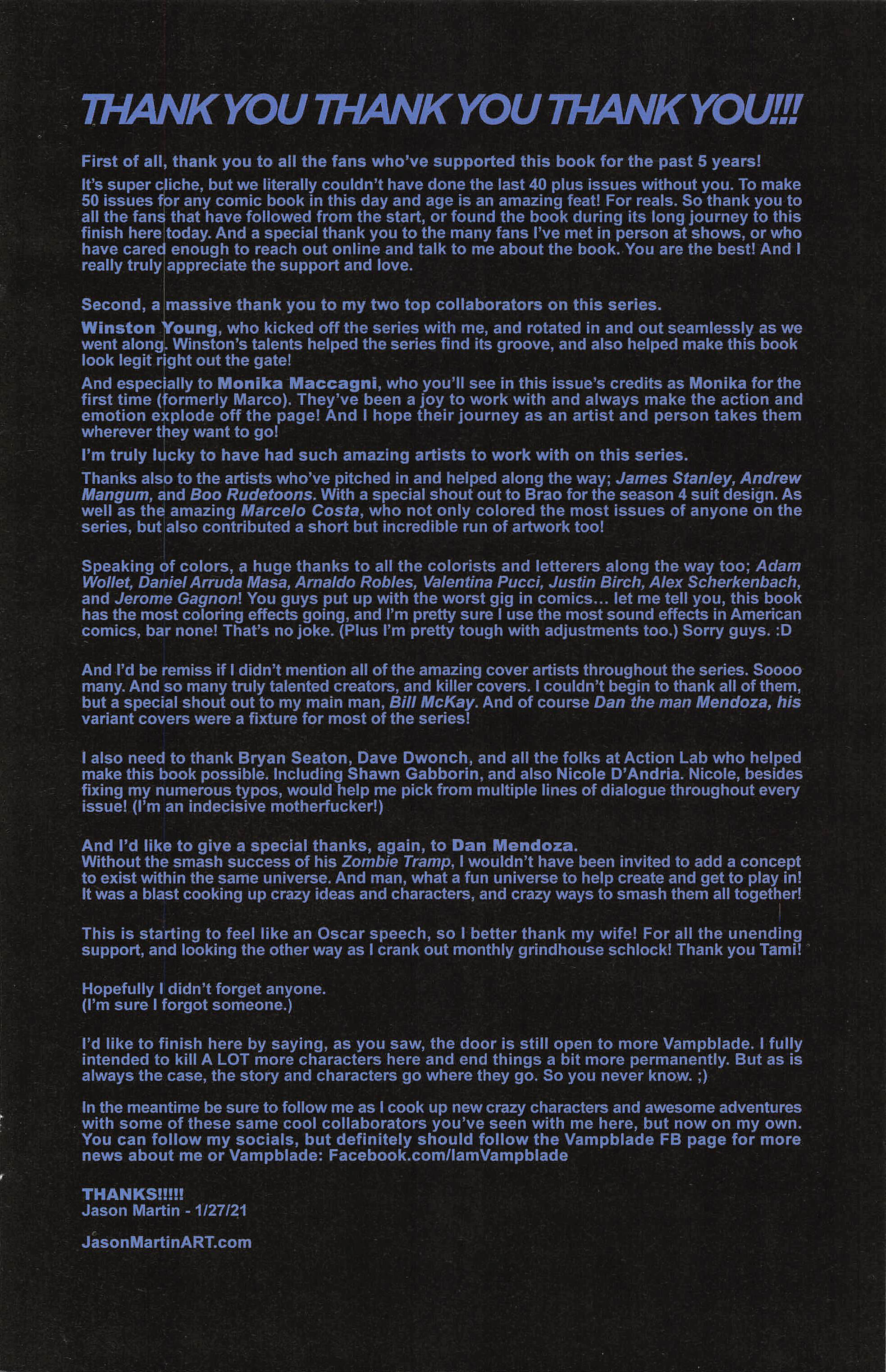 Read online Vampblade Season 4 comic -  Issue #12 - 33