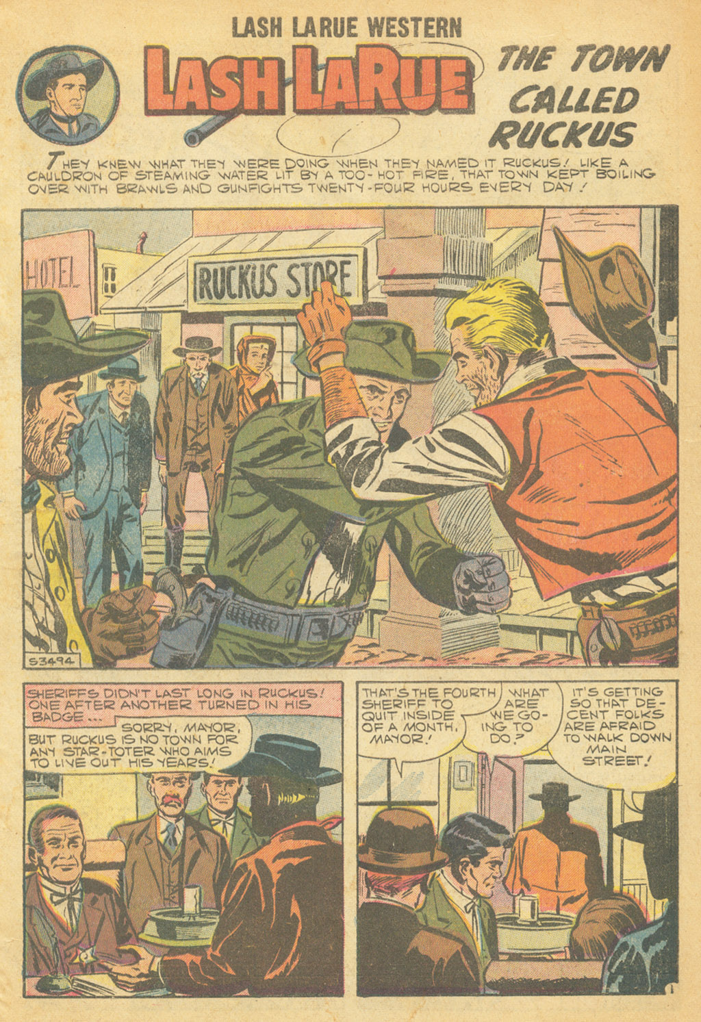Read online Lash Larue Western (1949) comic -  Issue #68 - 2