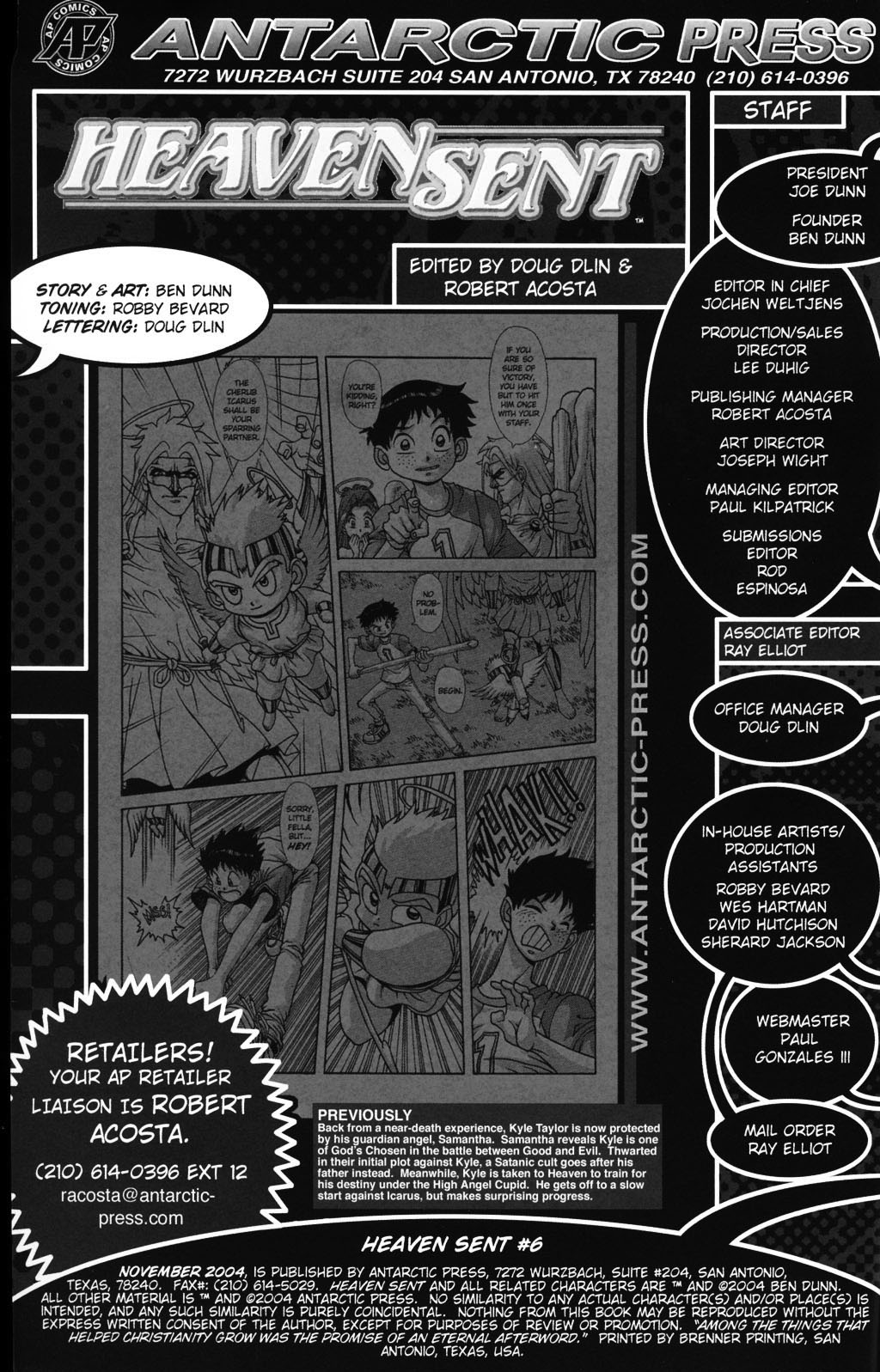 Read online Heaven Sent comic -  Issue #6 - 2