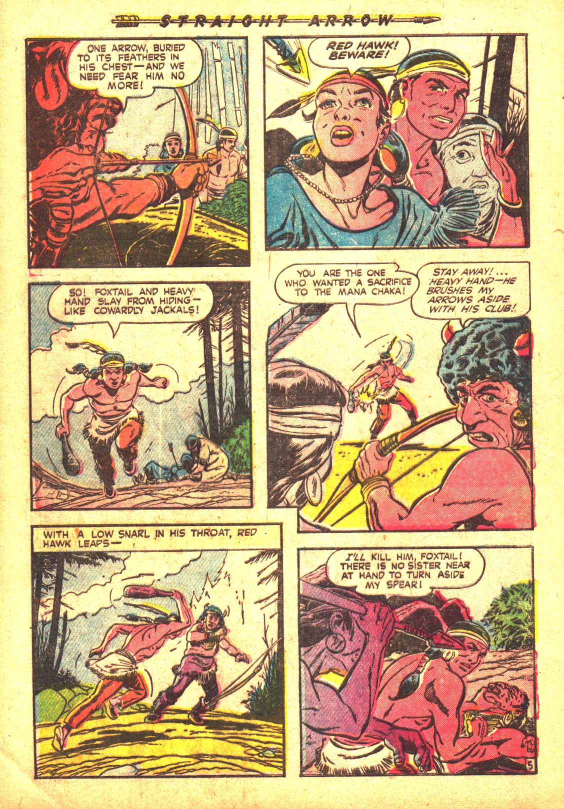 Read online Straight Arrow comic -  Issue #26 - 16