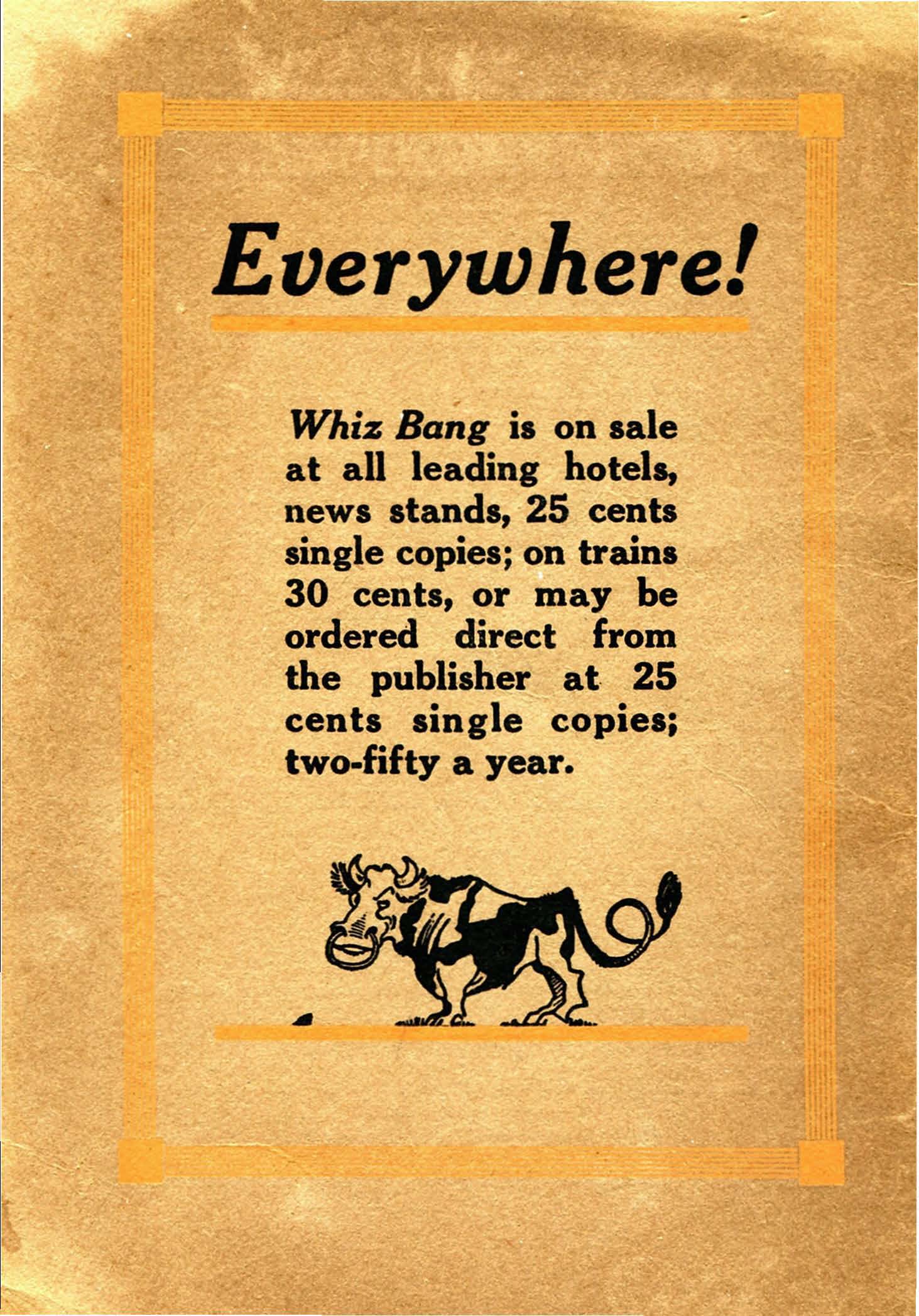 Read online Captain Billy's Whiz Bang comic -  Issue #22 - 68