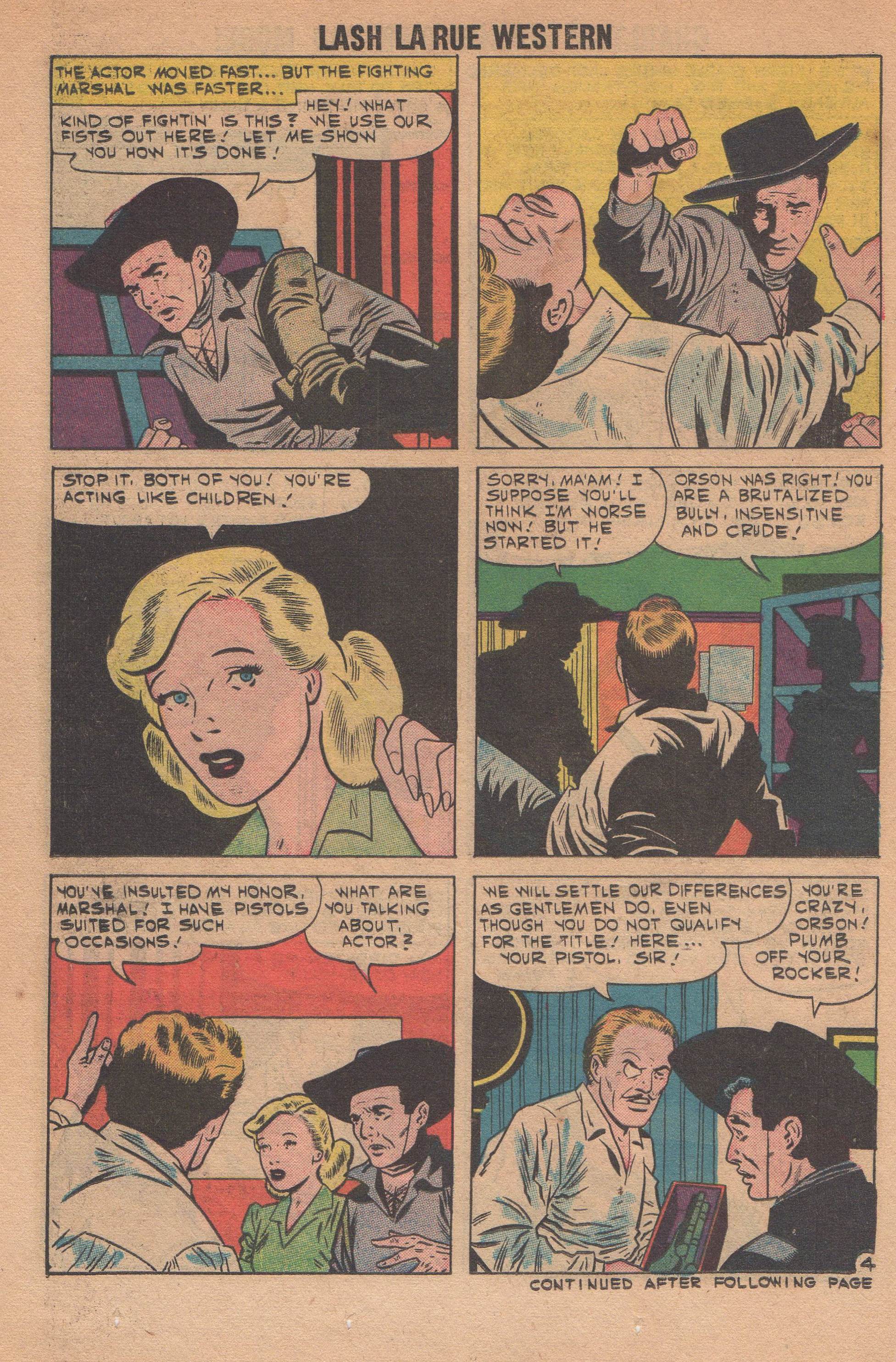 Read online Lash Larue Western (1949) comic -  Issue #82 - 14