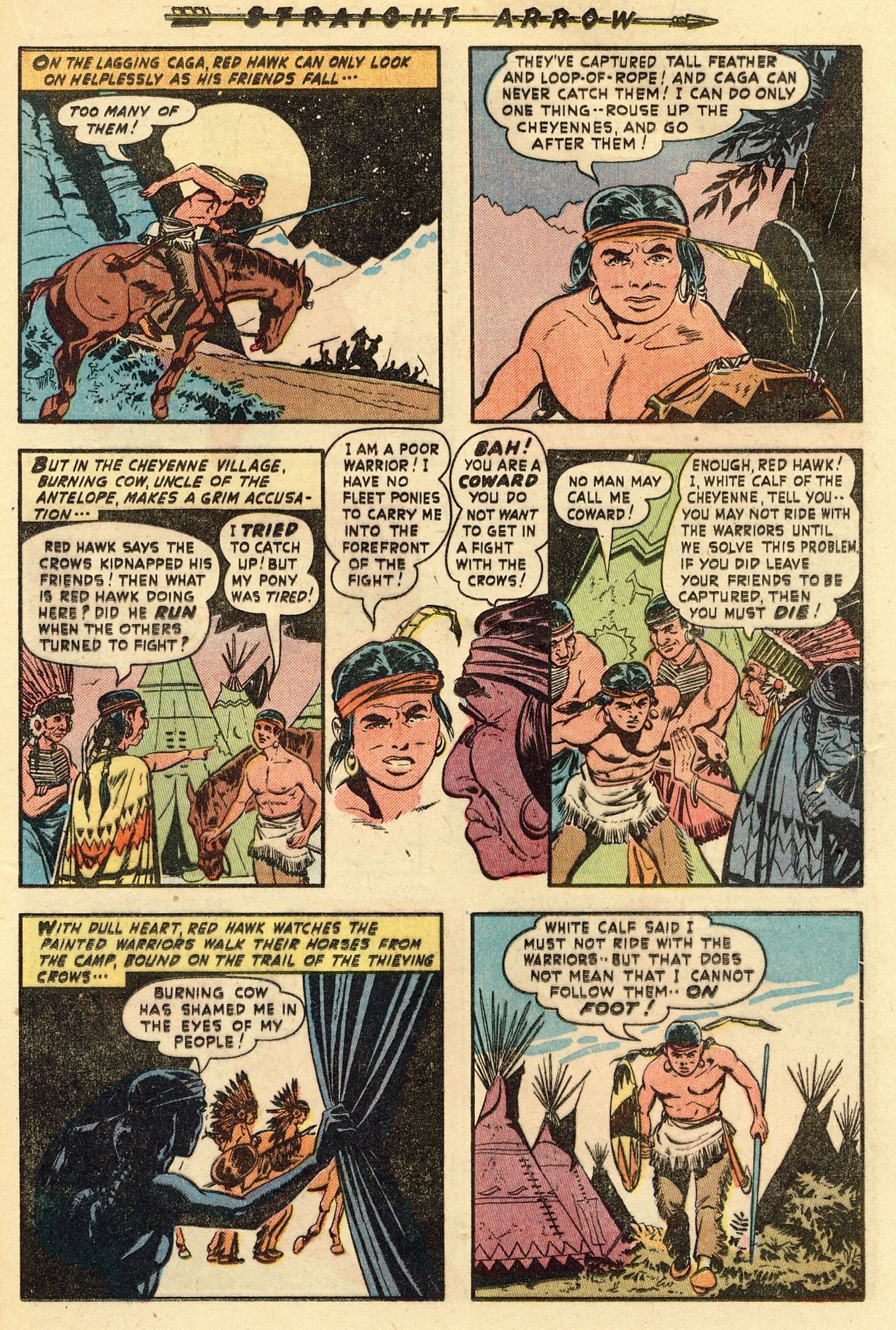 Read online Straight Arrow comic -  Issue #10 - 21
