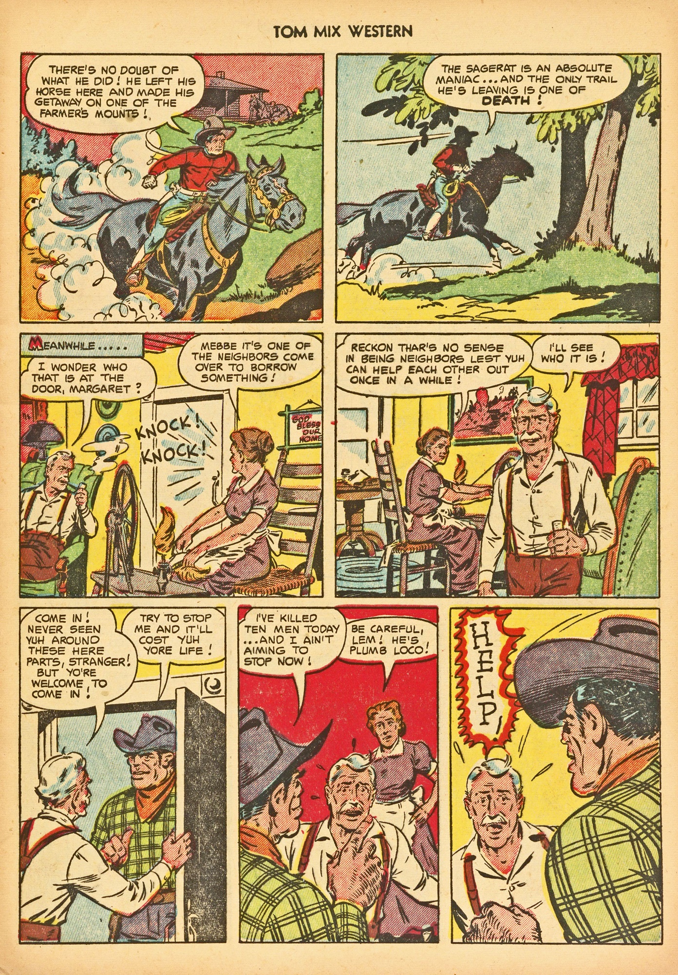 Read online Tom Mix Western (1948) comic -  Issue #59 - 5