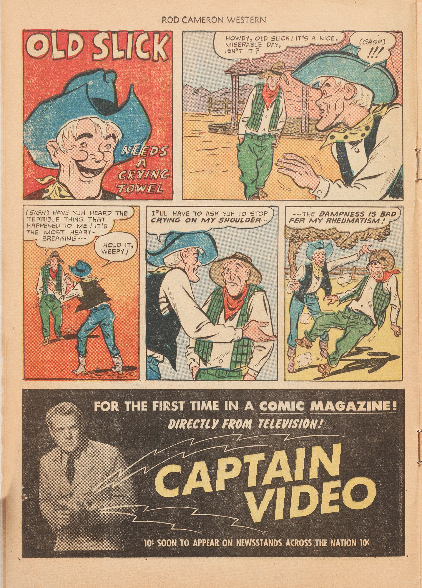 Read online Rod Cameron Western comic -  Issue #7 - 12