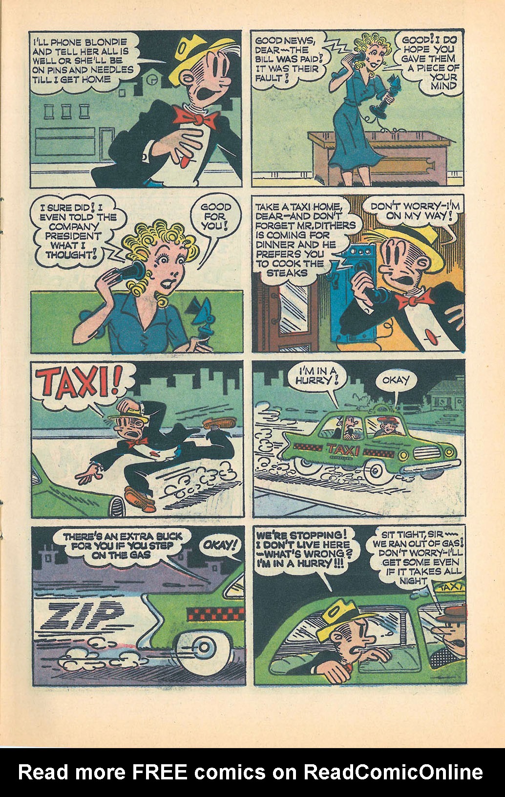 Read online Blondie Comics (1960) comic -  Issue #149 - 15