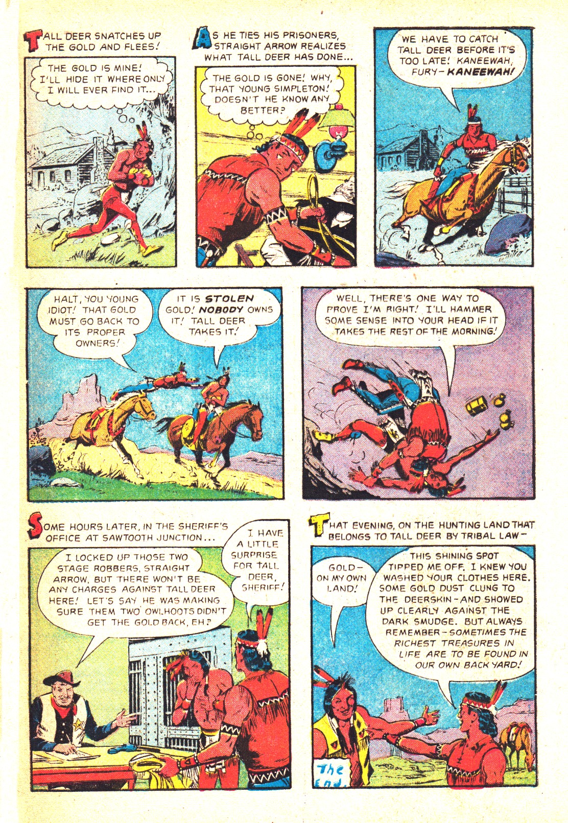 Read online Straight Arrow comic -  Issue #55 - 33