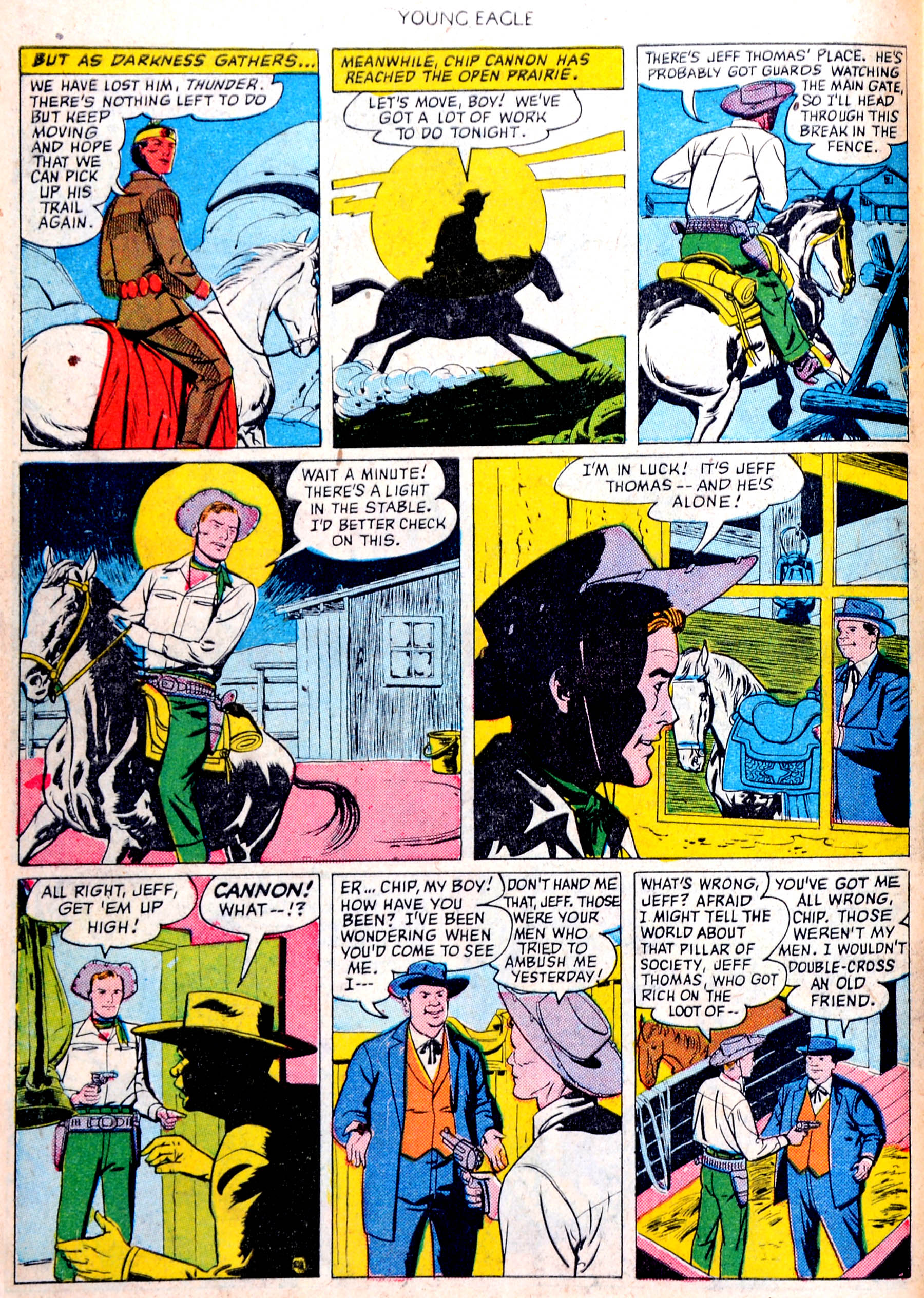 Read online Young Eagle comic -  Issue #4 - 18