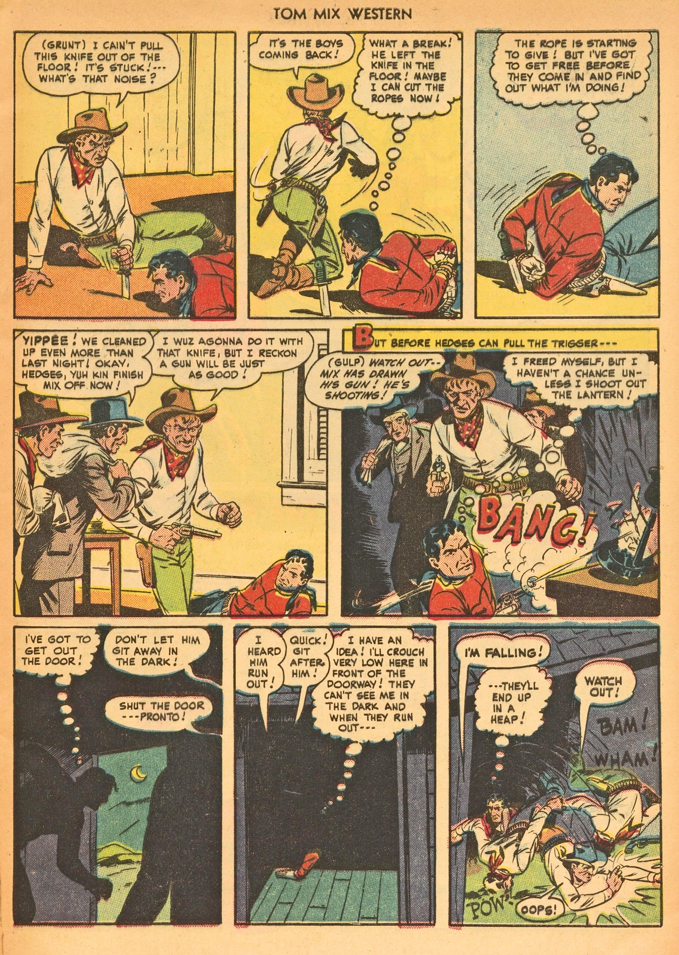 Read online Tom Mix Western (1948) comic -  Issue #22 - 9