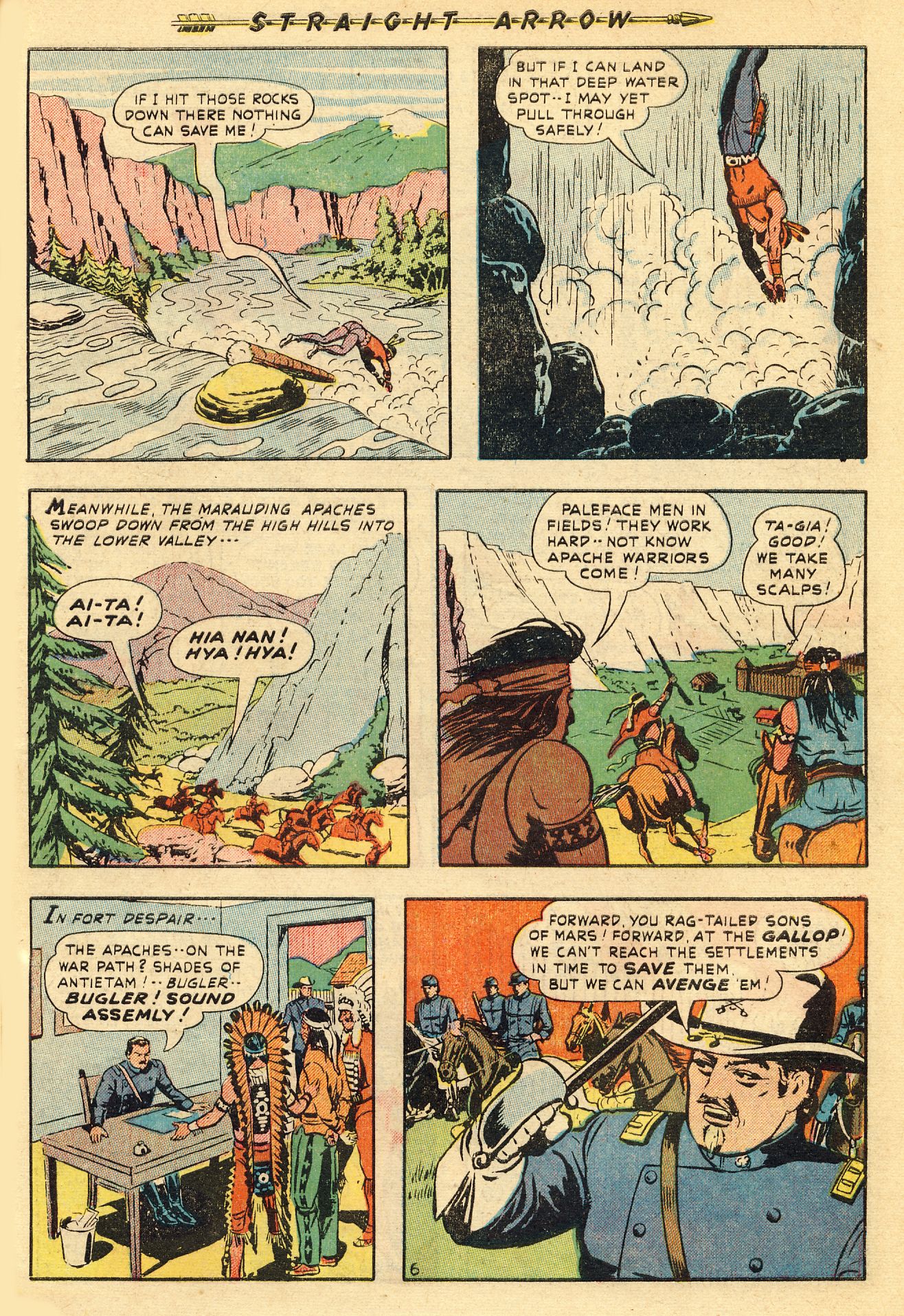 Read online Straight Arrow comic -  Issue #12 - 31