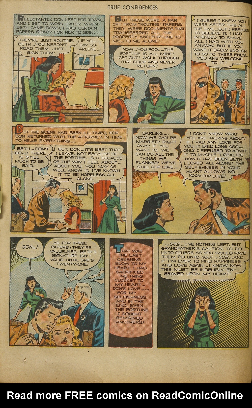 Read online True Confidences comic -  Issue #3 - 14