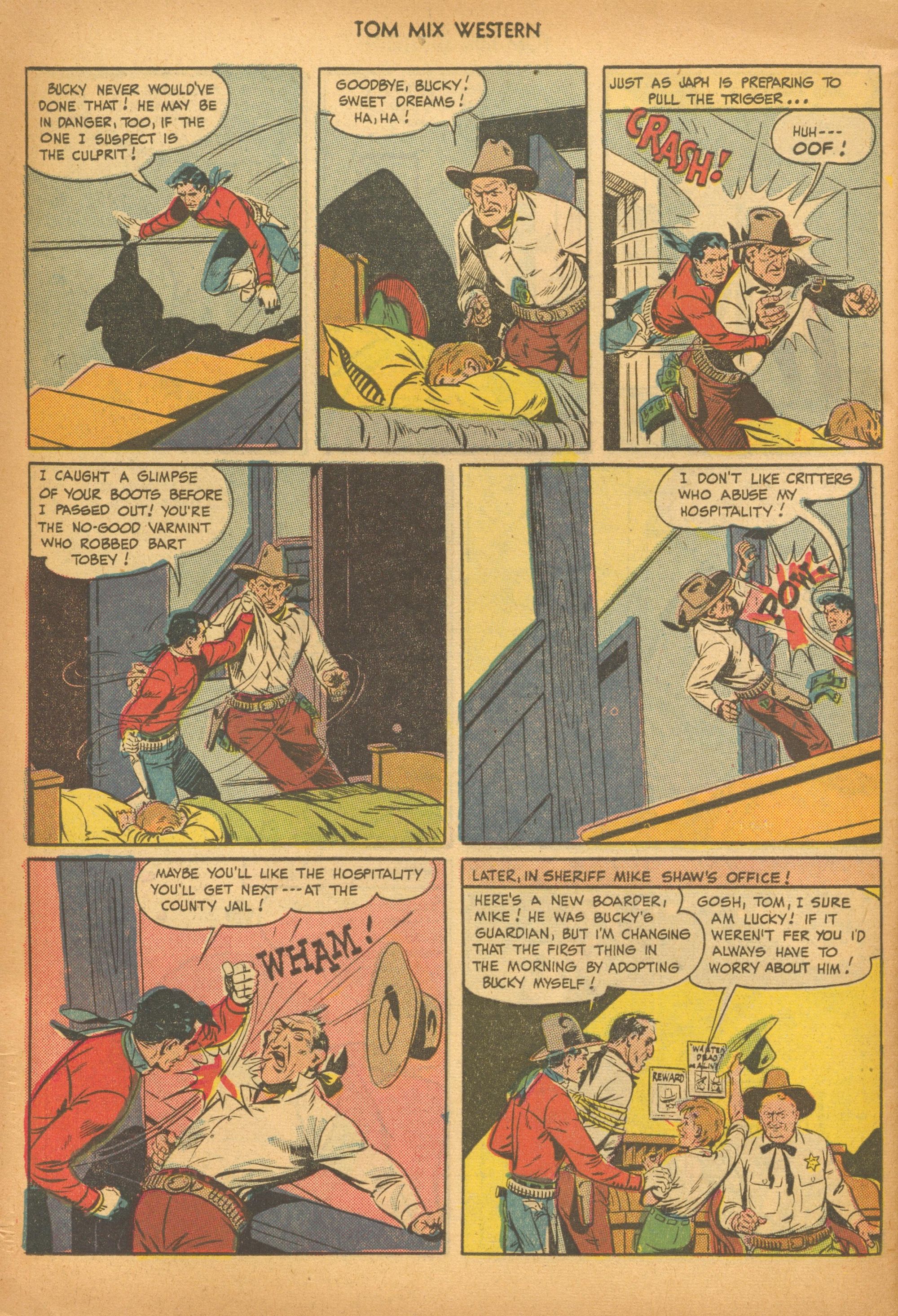 Read online Tom Mix Western (1948) comic -  Issue #20 - 38