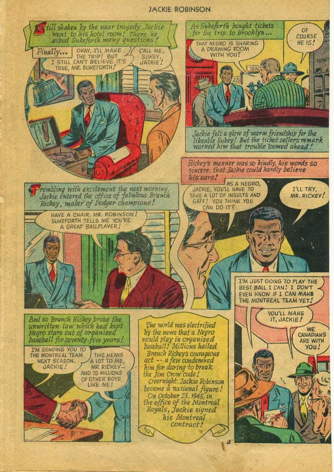 Read online Jackie Robinson comic -  Issue #3 - 6