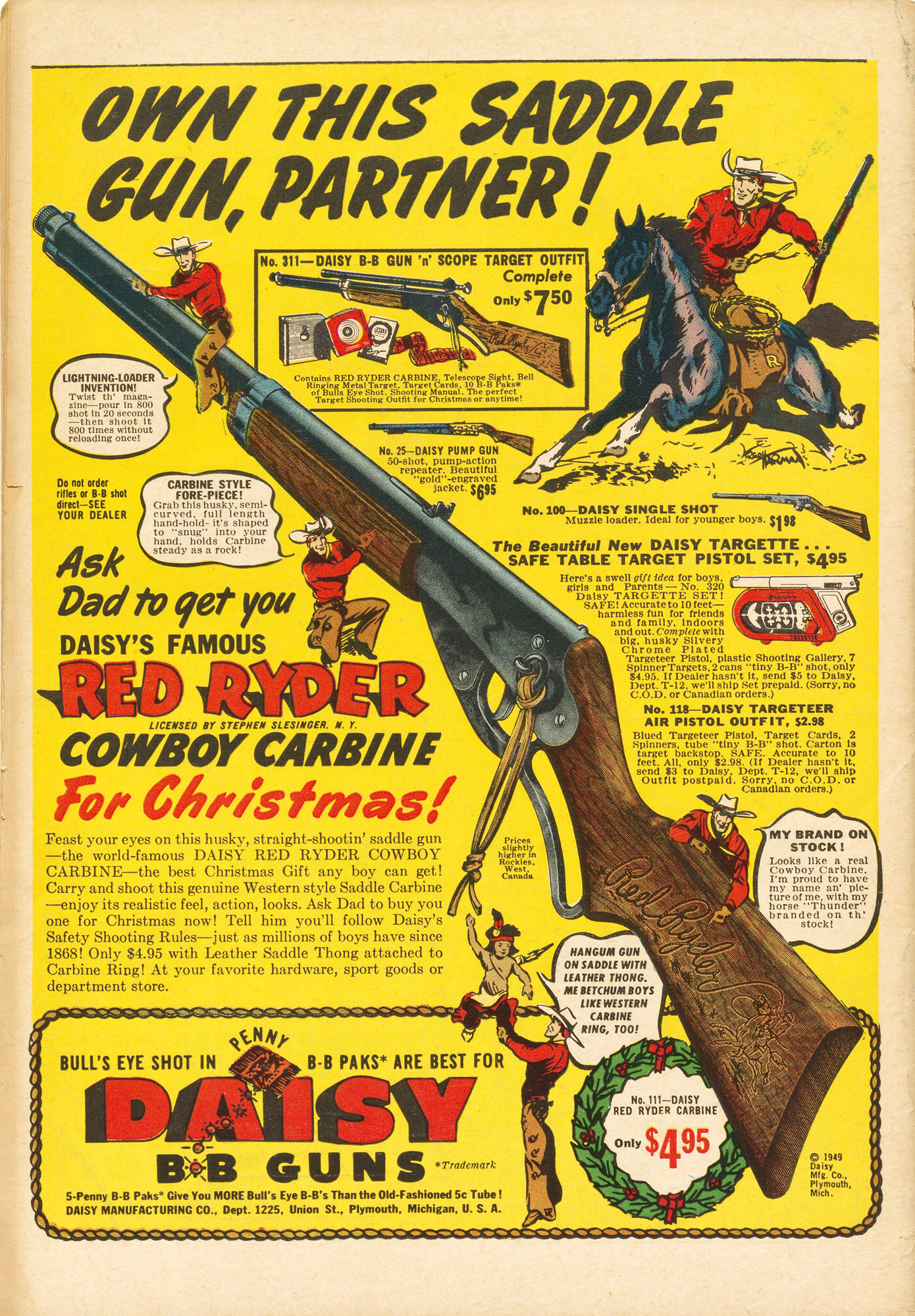 Read online Tom Mix Western (1948) comic -  Issue #26 - 36