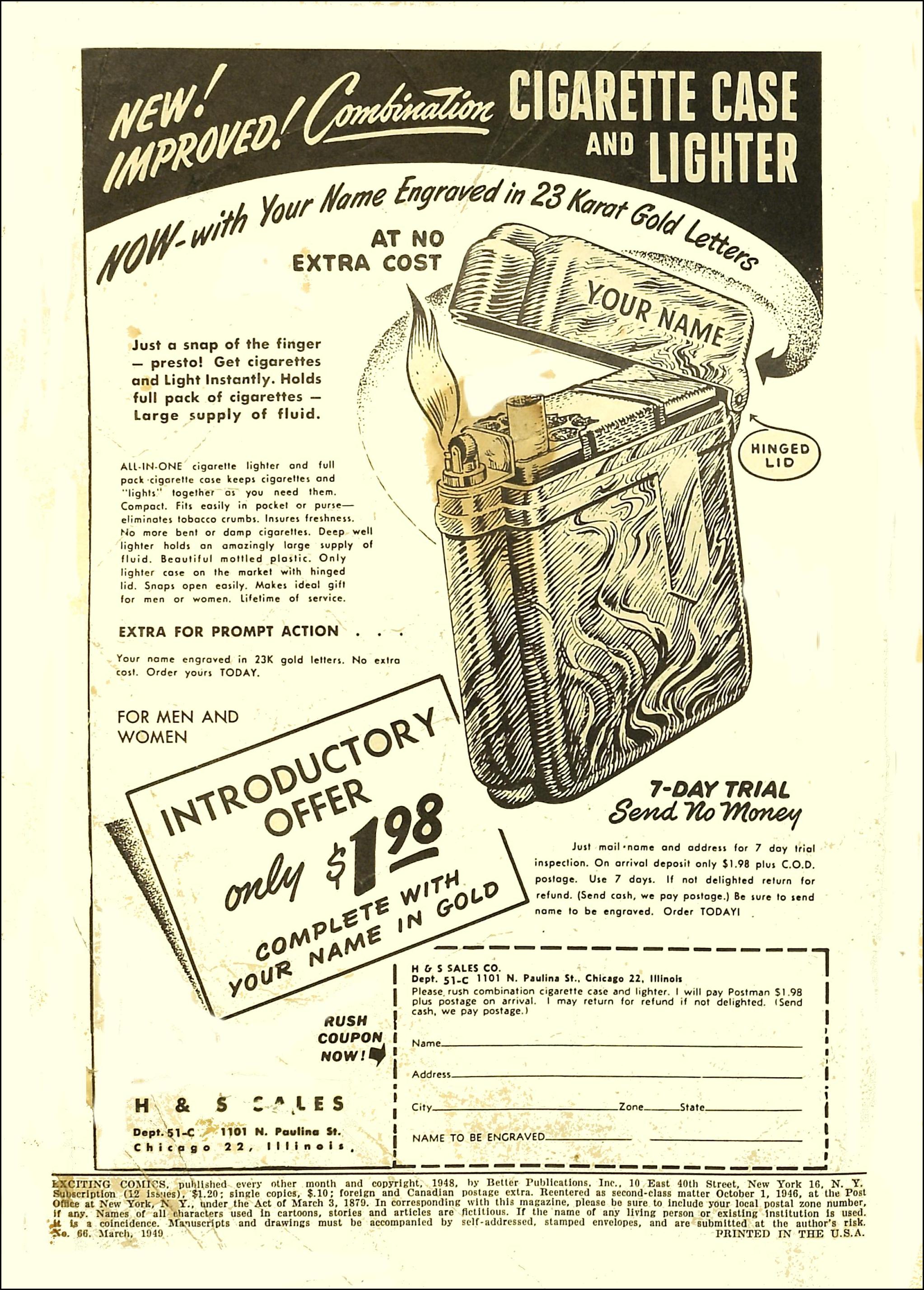 Read online Exciting Comics comic -  Issue #66 - 2