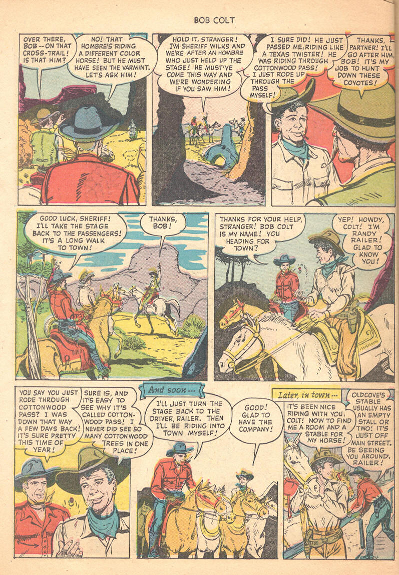 Read online Bob Colt Western comic -  Issue #1 - 30