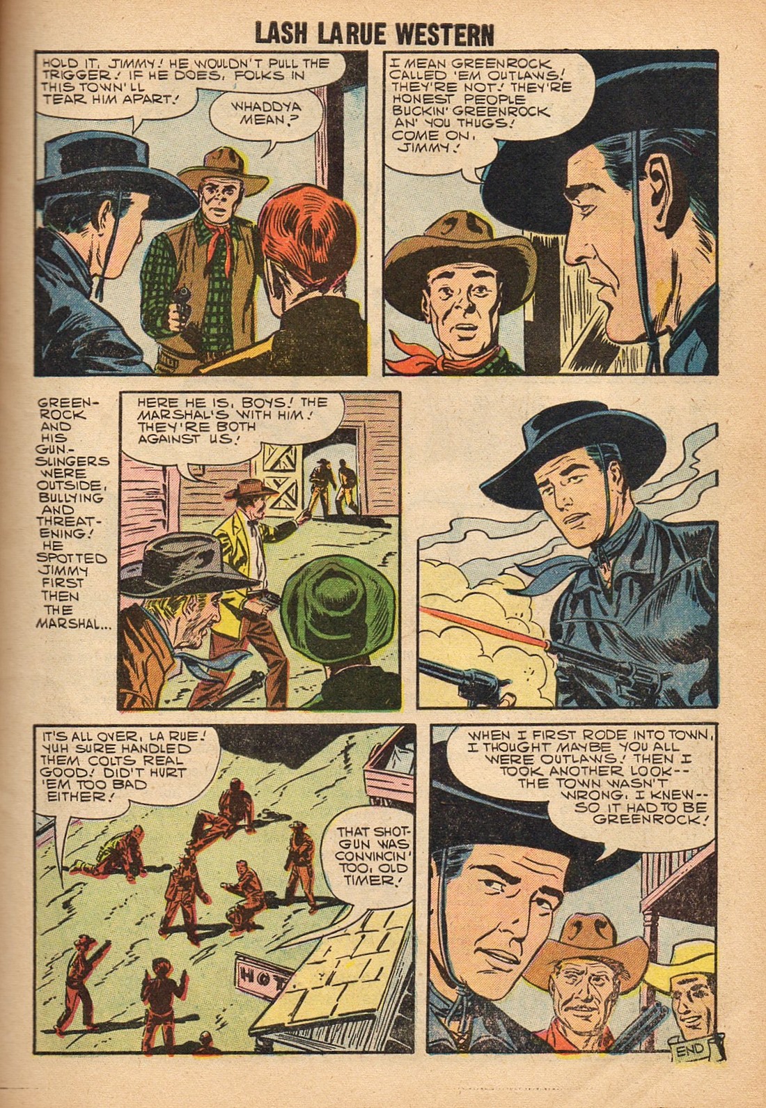 Read online Lash Larue Western (1949) comic -  Issue #67 - 15