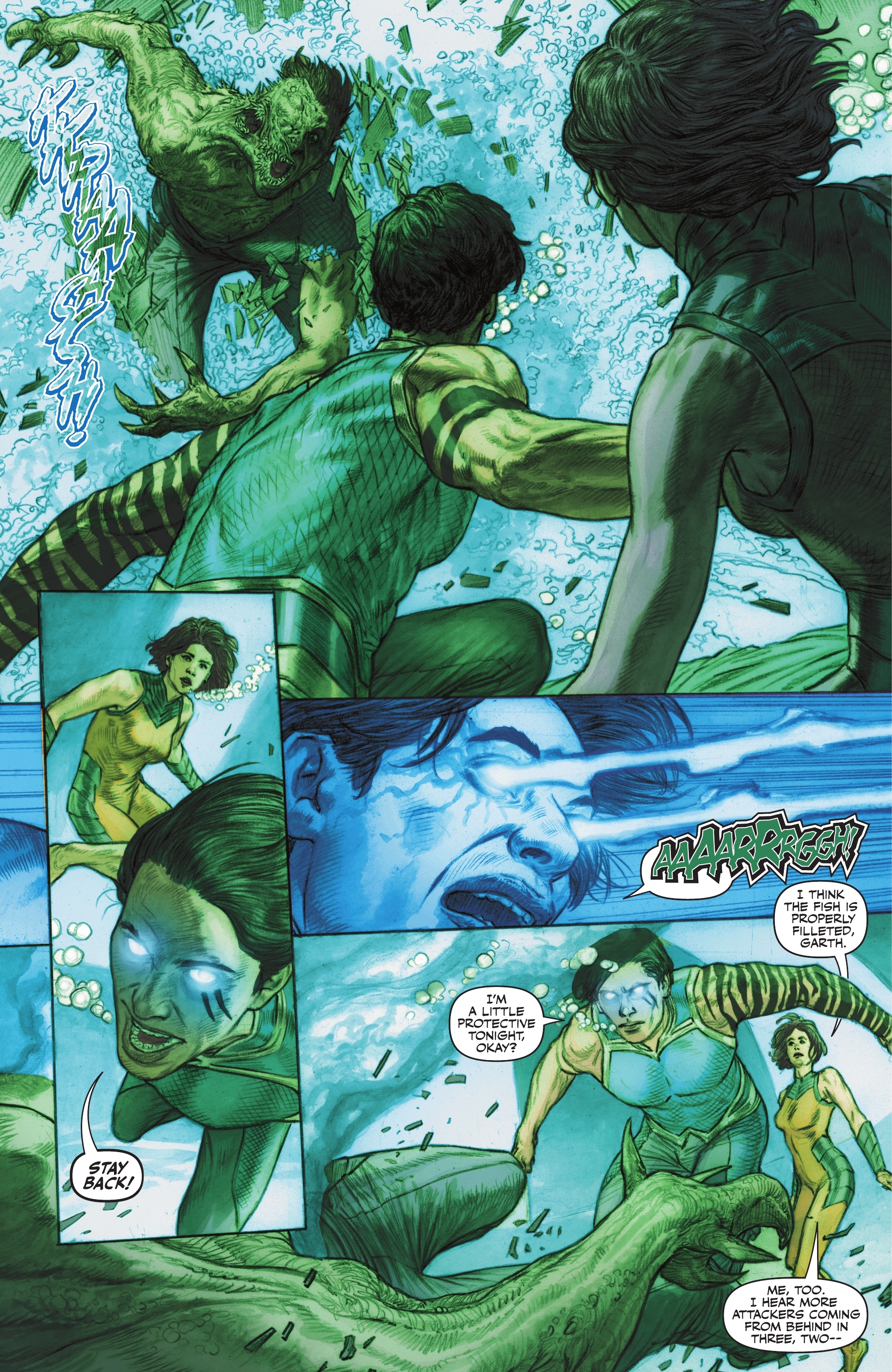Read online Titans: Beast World Tour: Atlantis comic -  Issue # Full - 7