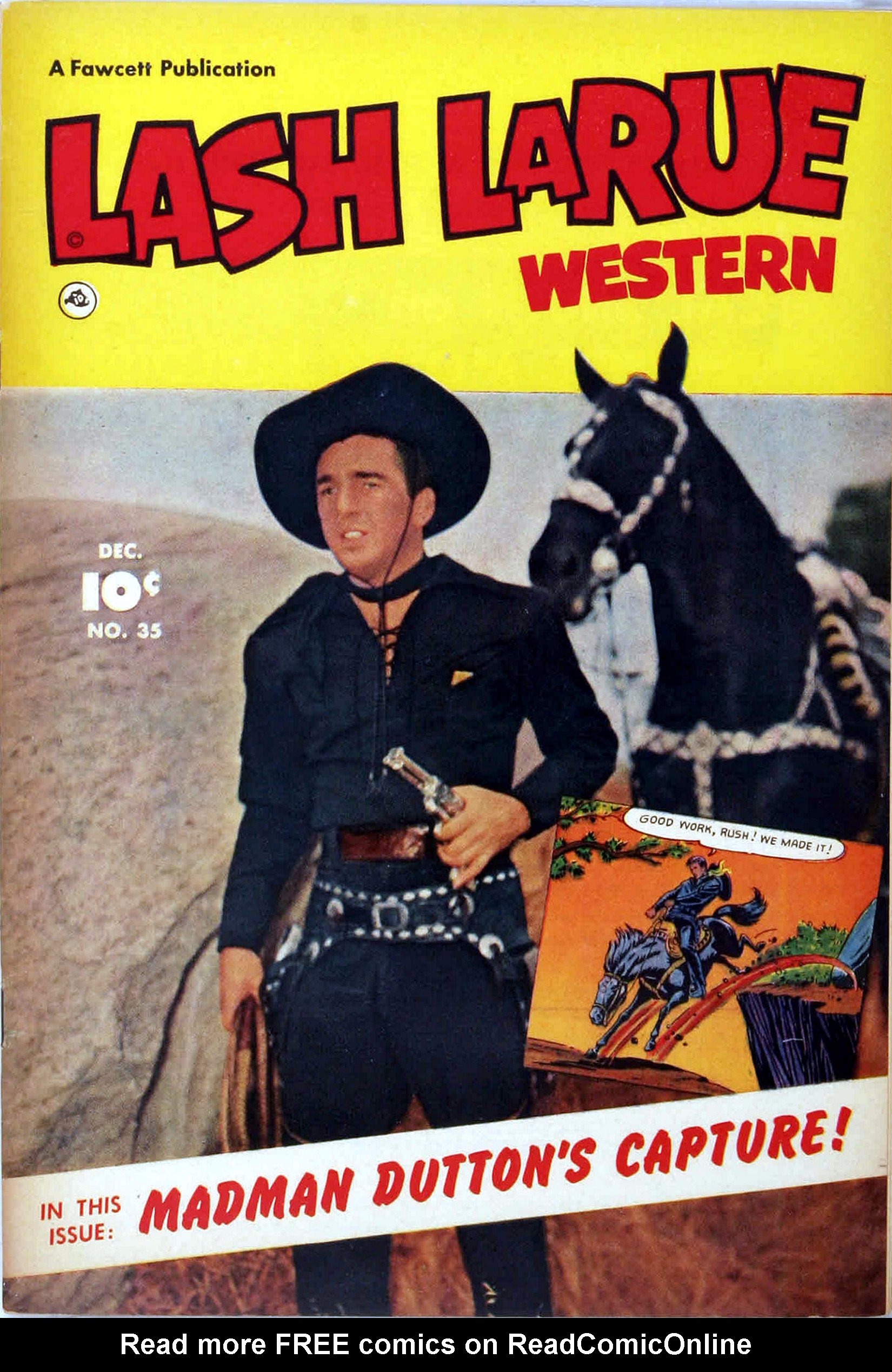 Read online Lash Larue Western (1949) comic -  Issue #35 - 1