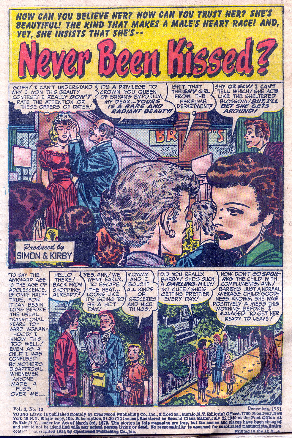 Read online Young Love (1949) comic -  Issue #28 - 3