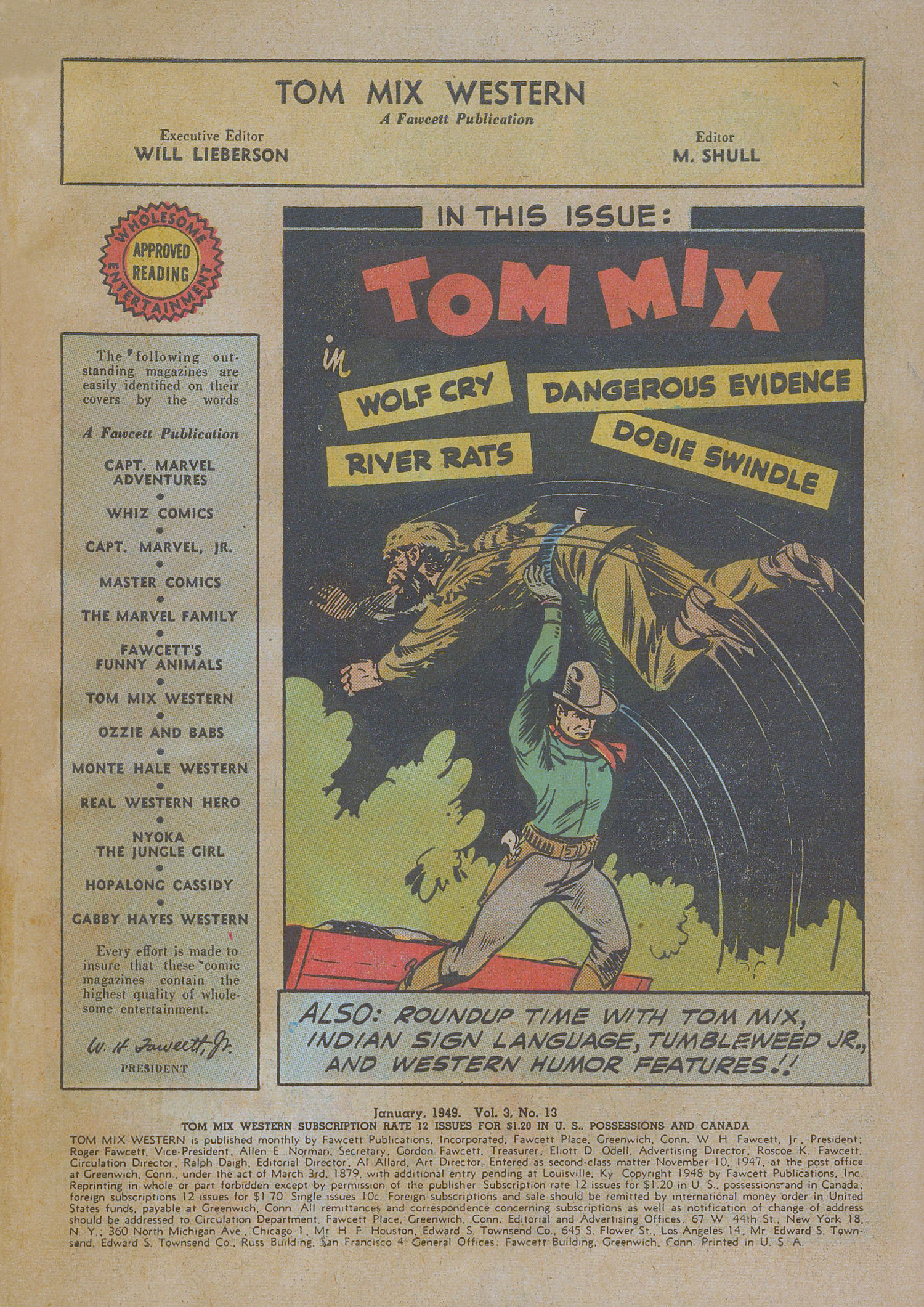 Read online Tom Mix Western (1948) comic -  Issue #13 - 3