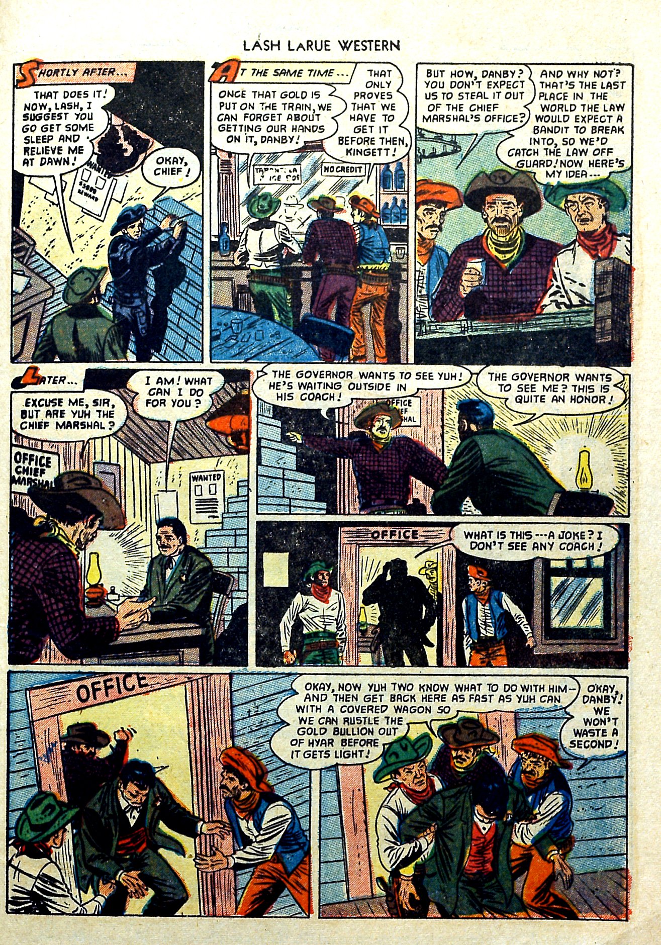 Read online Lash Larue Western (1949) comic -  Issue #57 - 29