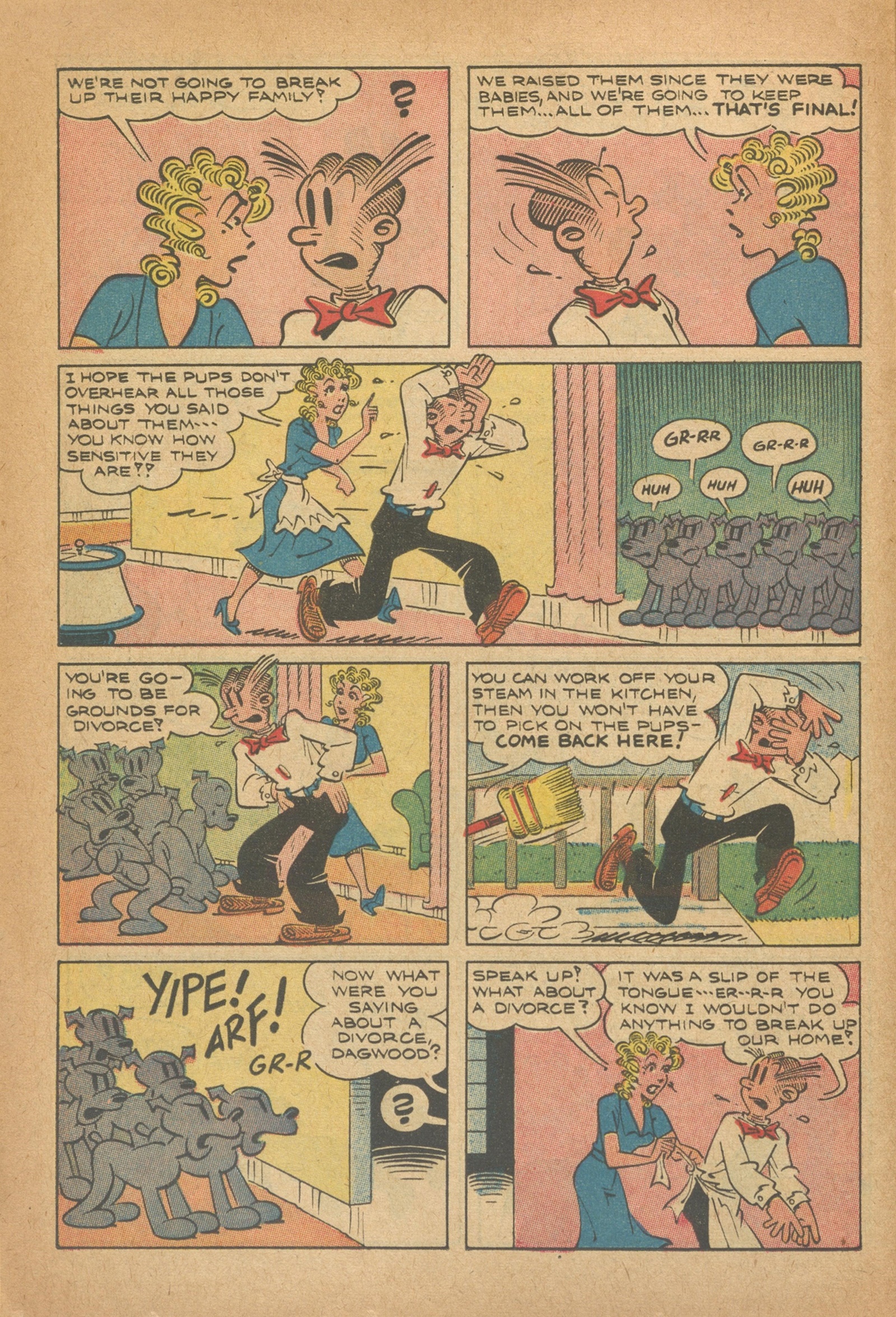 Read online Blondie Comics (1960) comic -  Issue #142 - 14