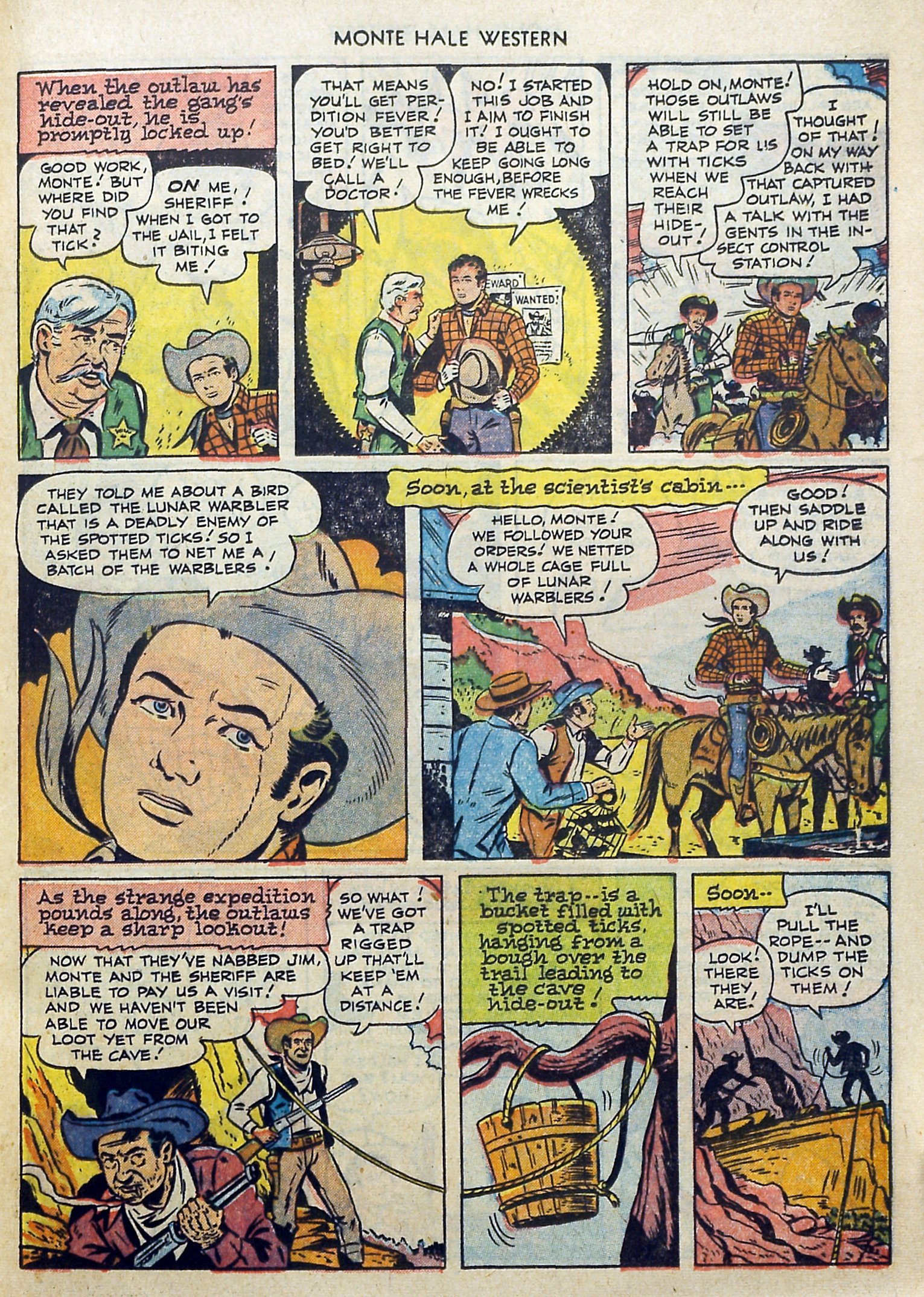 Read online Monte Hale Western comic -  Issue #71 - 20