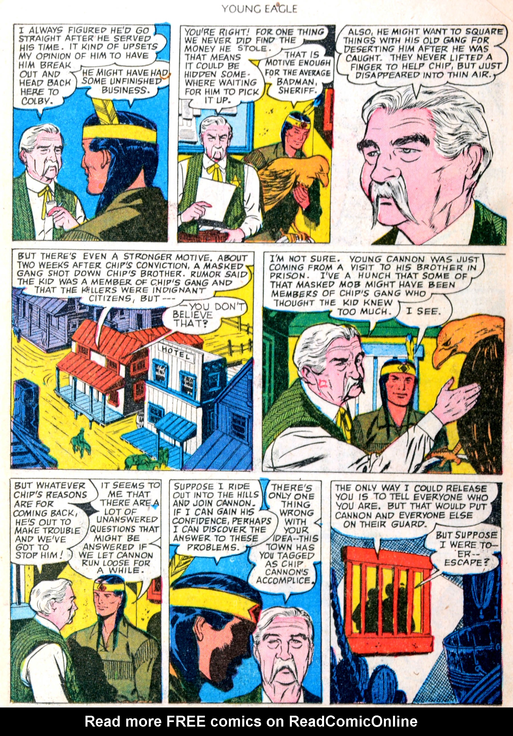 Read online Young Eagle comic -  Issue #4 - 9