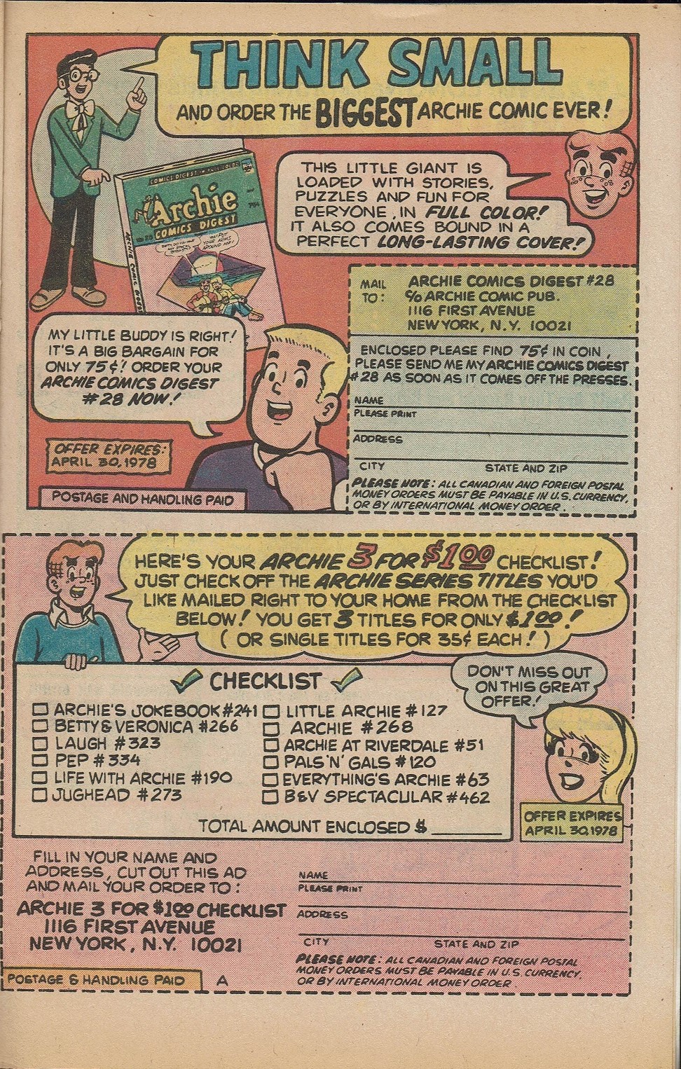 Read online Jughead's Jokes comic -  Issue #57 - 27
