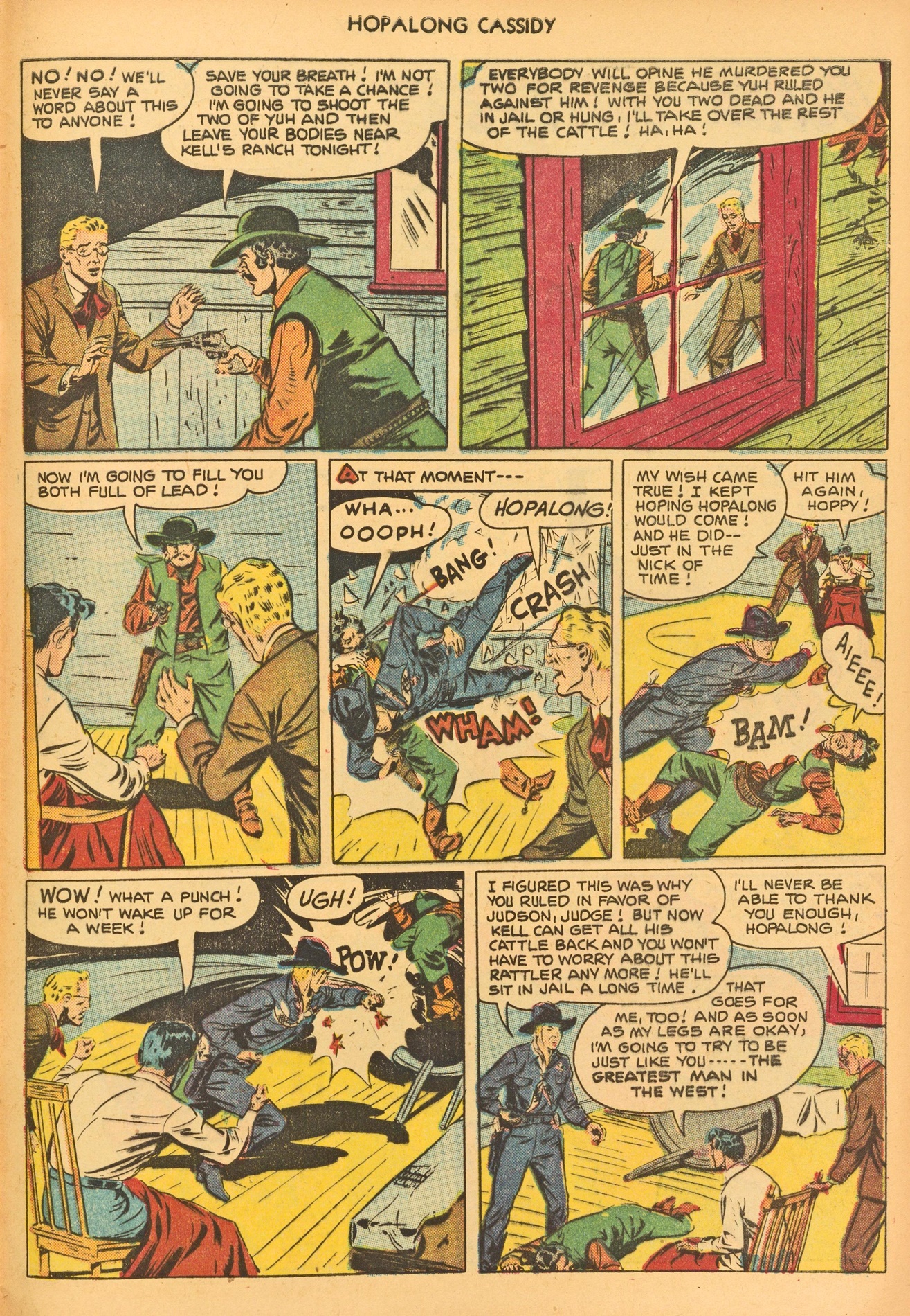Read online Hopalong Cassidy comic -  Issue #62 - 29