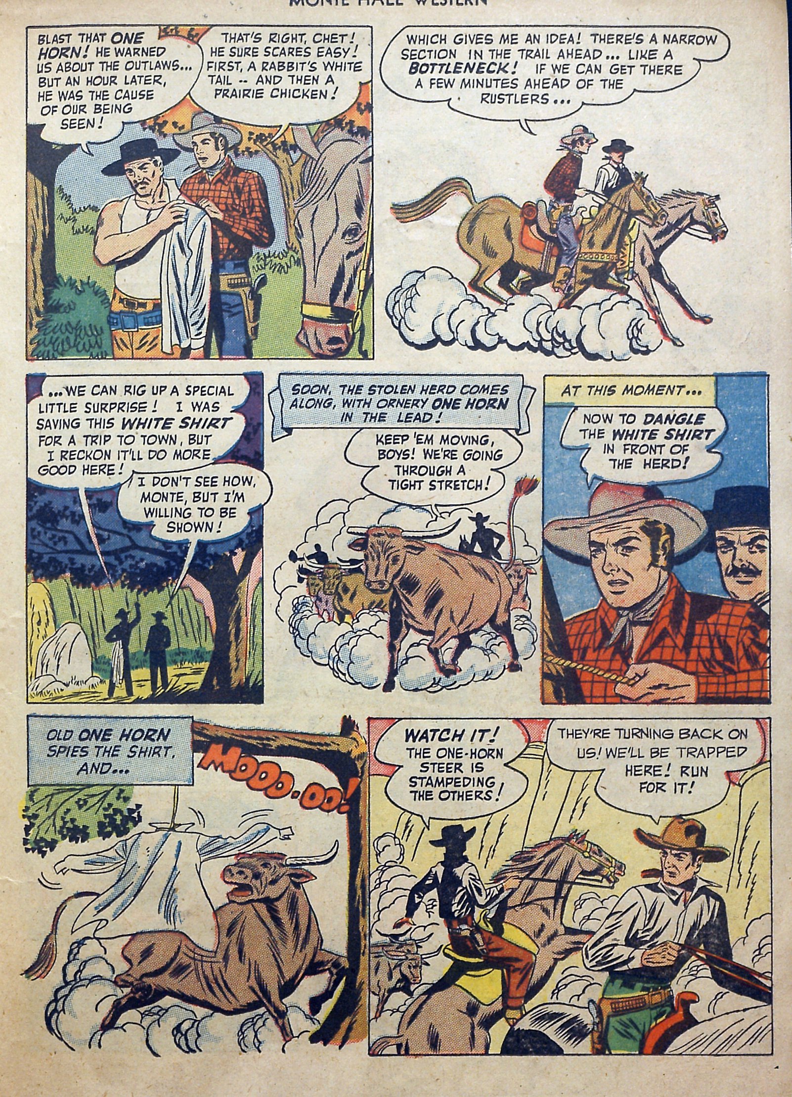Read online Monte Hale Western comic -  Issue #46 - 23