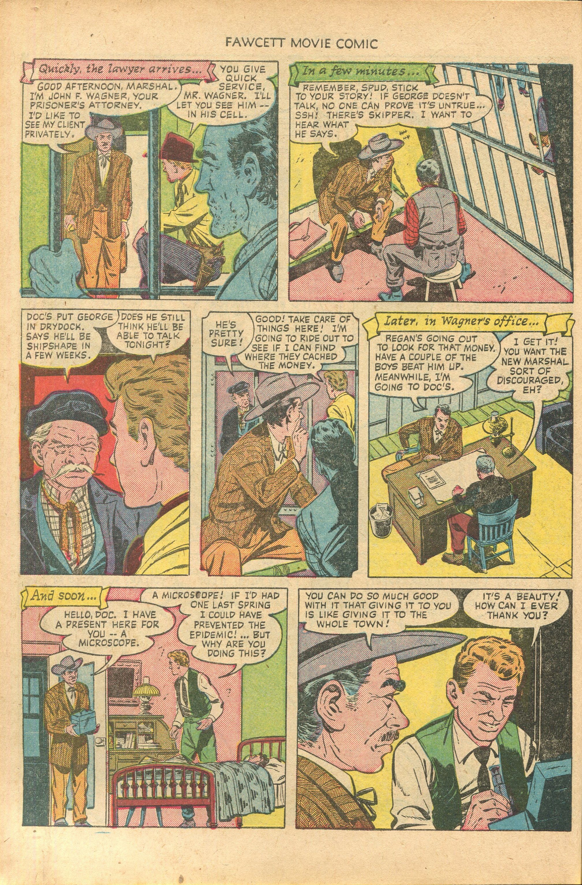 Read online Fawcett Movie Comic comic -  Issue #9 - 10